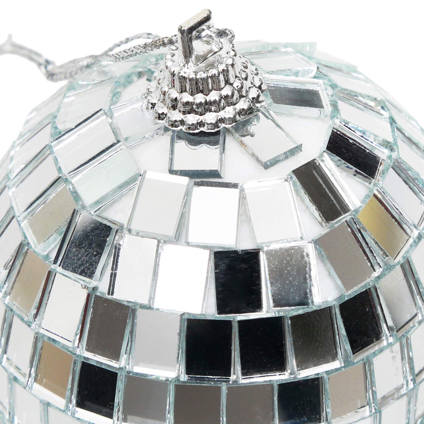 12 Pezzi Palle Da Discoteca A Specchio - Decorazioni Natalizie E Per Feste, 4 Misure Diverse Con Gancio Per Appendere - Foto 8