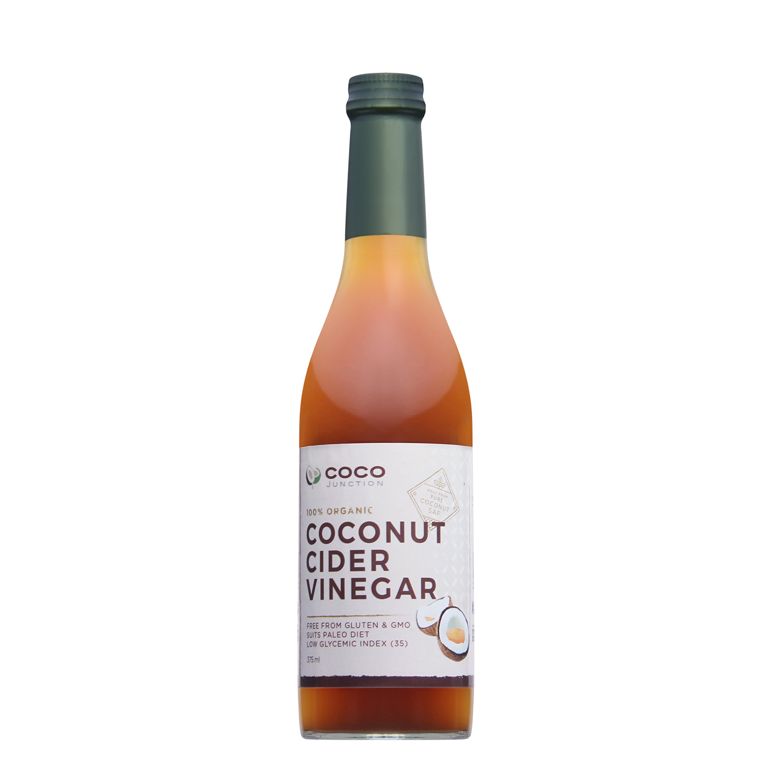Coco Junction Organic Coconut Cider Vinegar, 375 ml