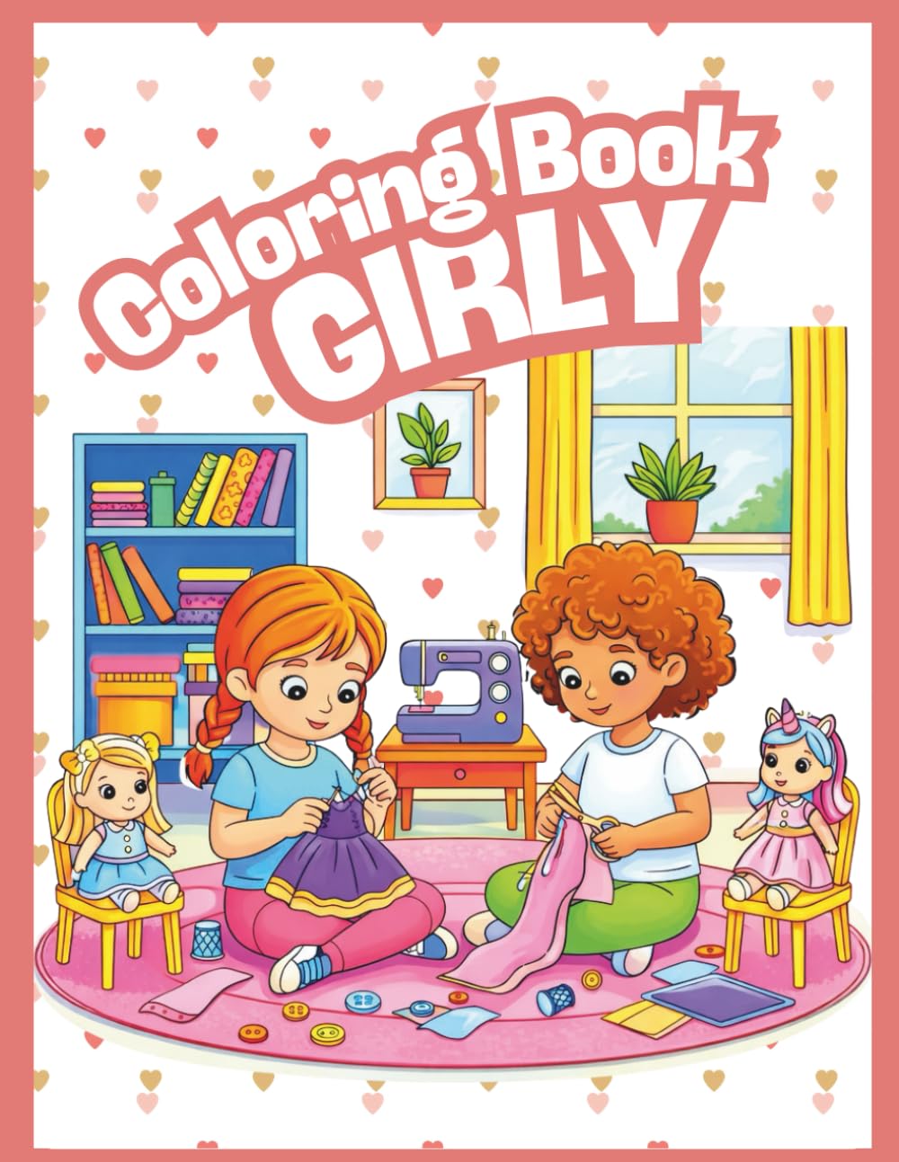 Coloring Book: Girly