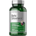 Horbach Beta Sitosterol 1200mg | 240 Softgel Capsules | Mega Strength | Plant Sterols Complex | Non-GMO, Gluten Free Supplement