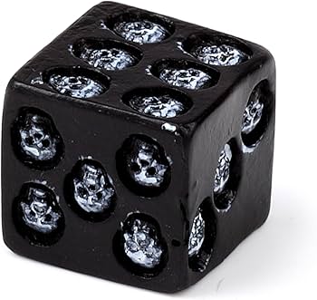 Amazon.com: Puckator SK200, Set of 5 Six-Sided Die with Inlaid