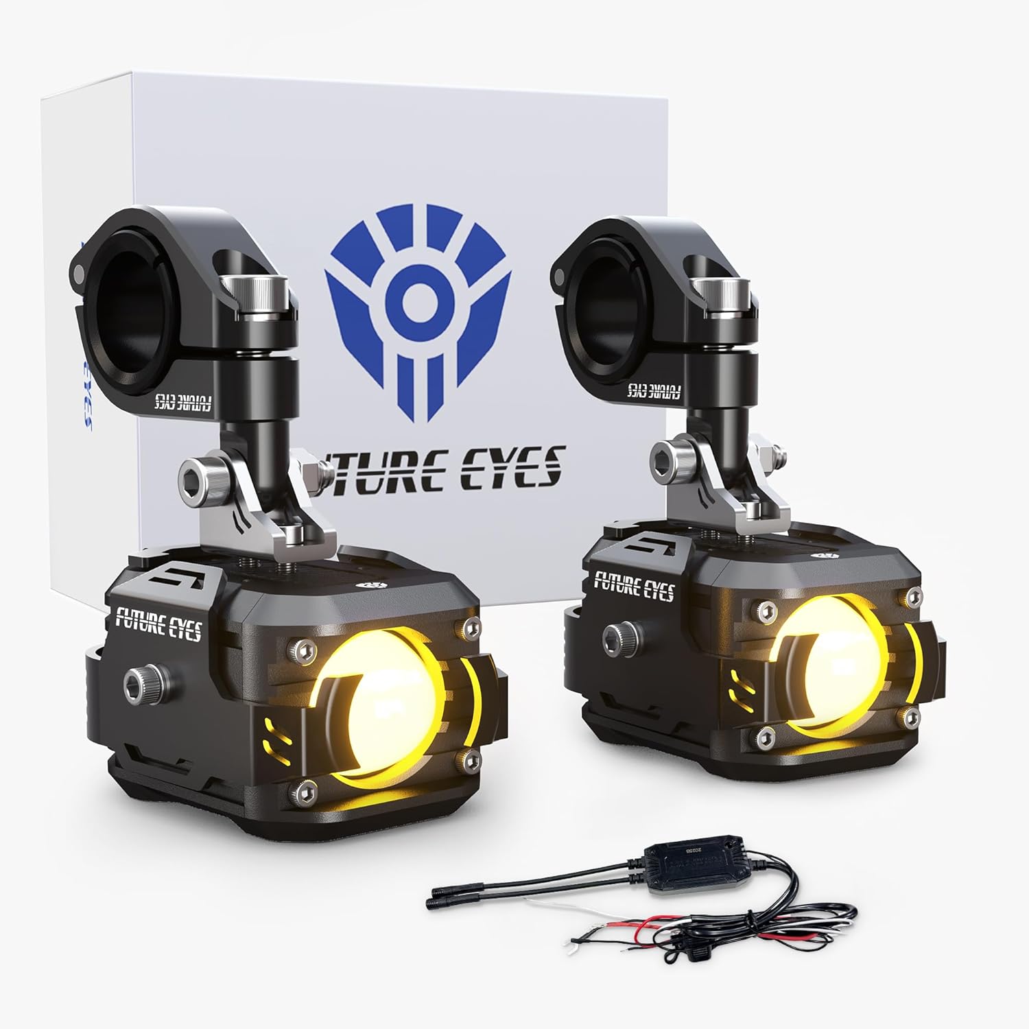 Future Eyes LED Motorcycle Fog Lights