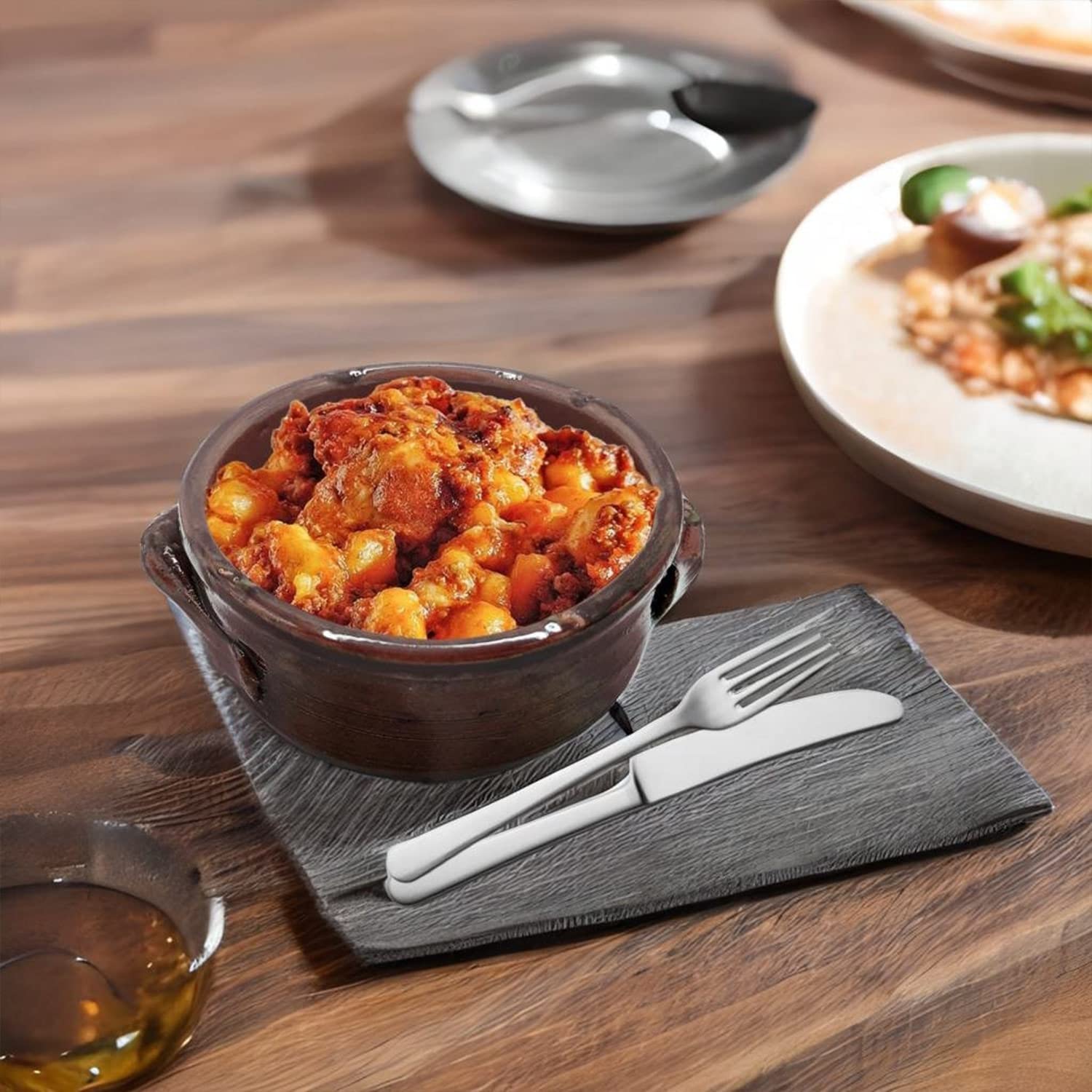 Tegamino Terrina Singolo in Terracotta cm 11 x 5,5 h Gnocchi, Fusilli, Pasta al Forno, Parmigiana, Messicana