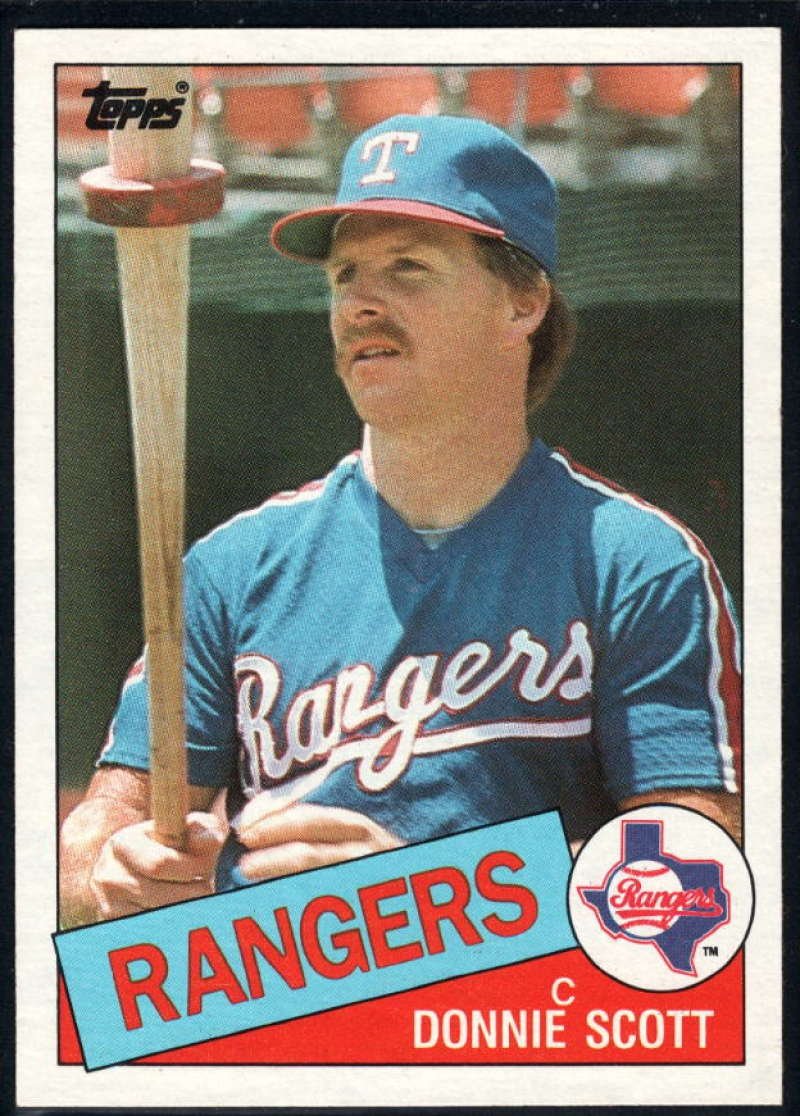 Amazon.com: 1985 Topps Baseball #496 Donnie Scott Texas Rangers