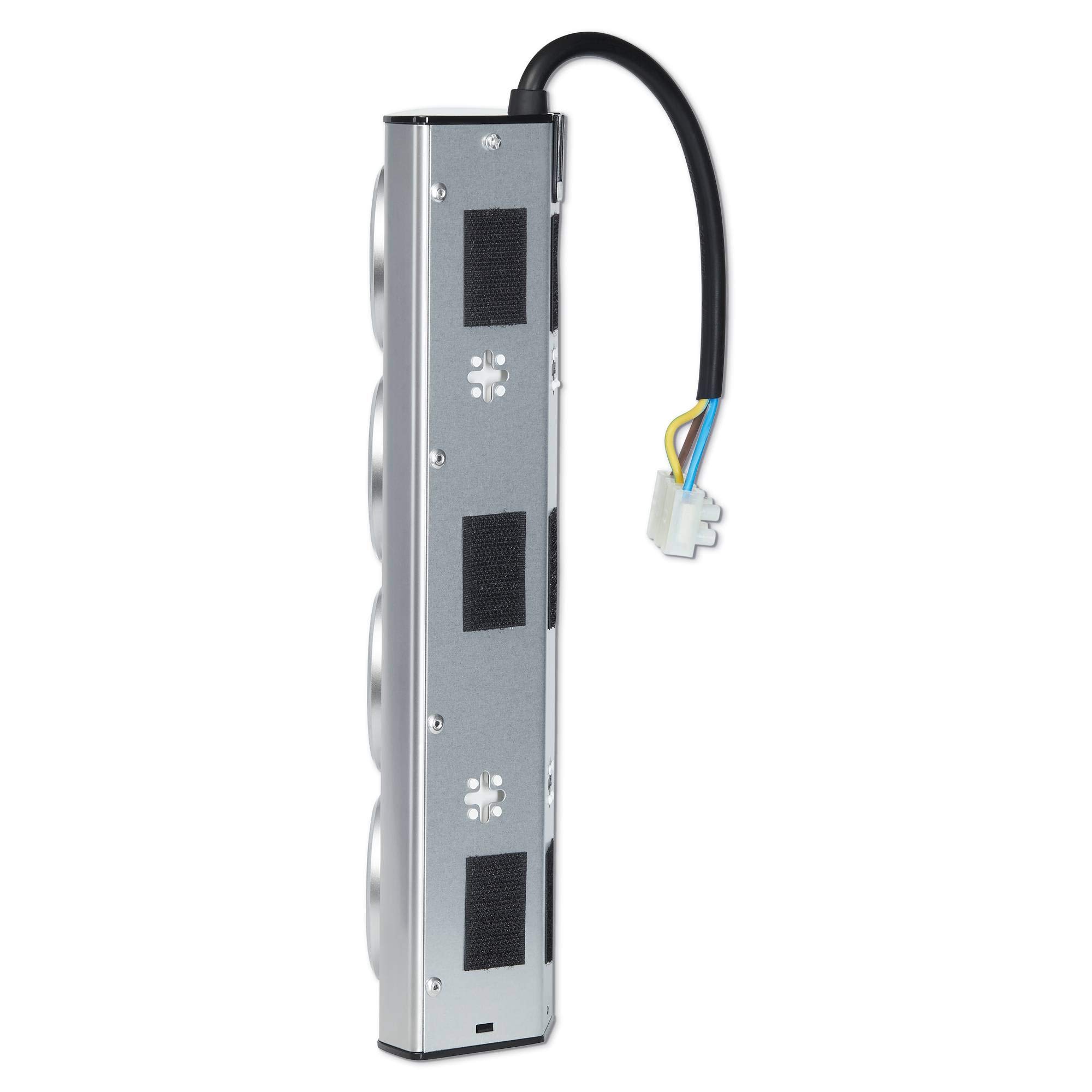 Mehrfachsteckdose 3-fach Steckdosenleiste mit 2-fach USB - zum Beispiel als Tischsteckdose und Steckdosenverteiler - Steckerleiste Stromleiste mit einfacher Montage