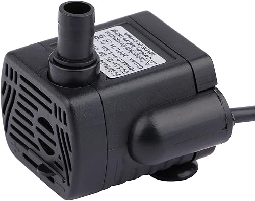driew - Bombas de agua para acuario, mini bomba de agua sumergible, DC 5.5-12V 5V 9V 12V bombas impermeables sin escobillas para acuario de estanque