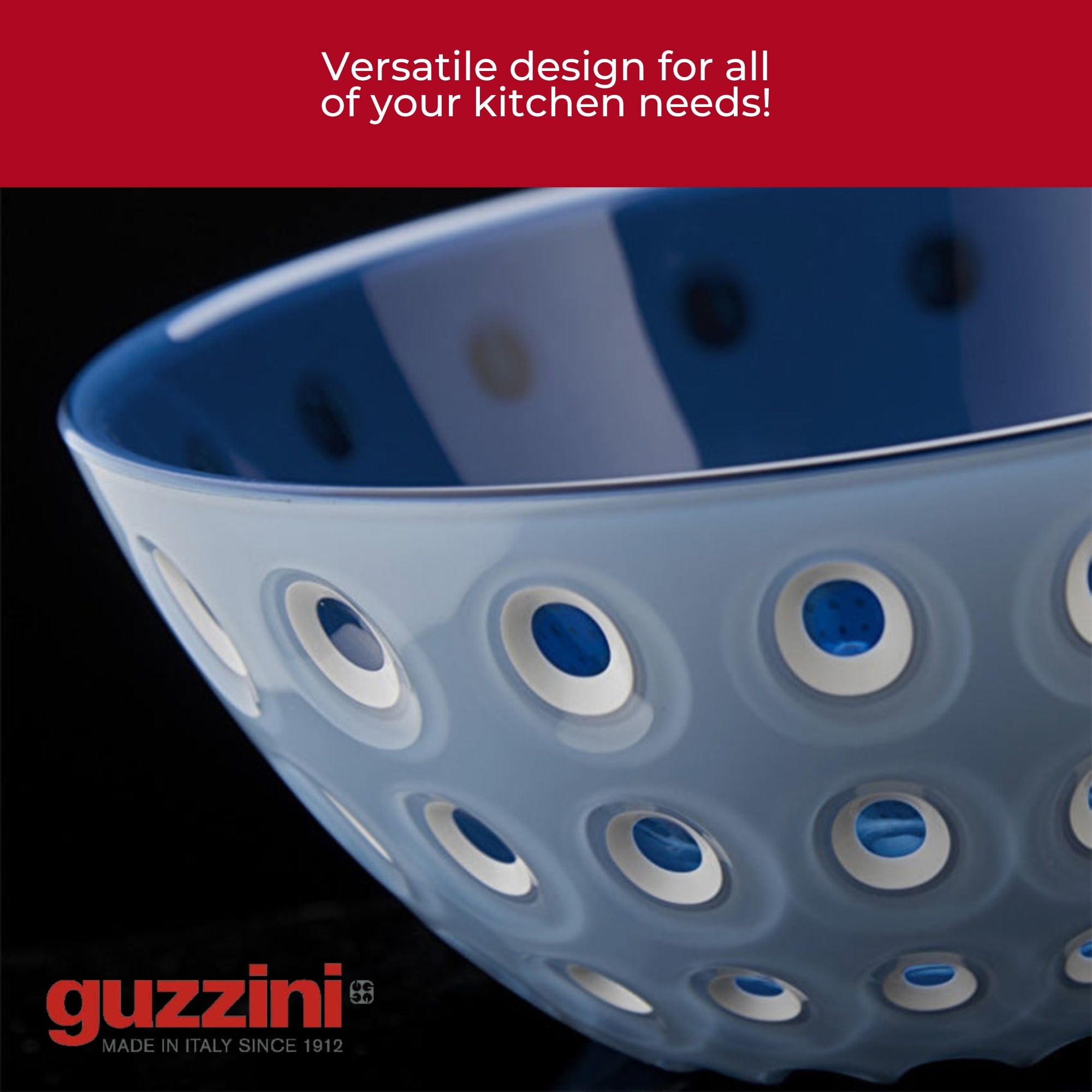 Guzzini LE MURRINE CONTENITORE CM 25 (AZZURRO-BIANCO-BLU)