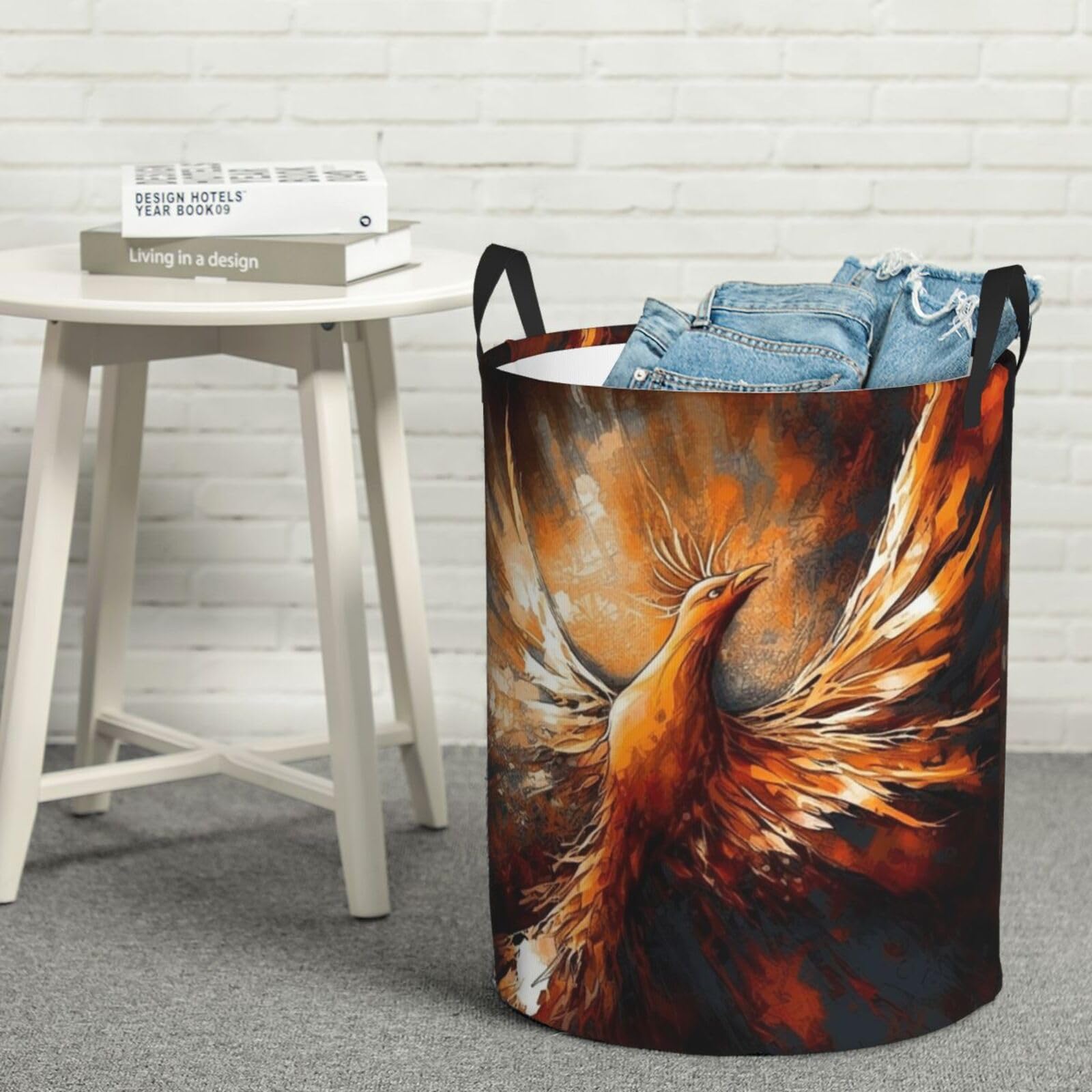 Panier à linge imperméable M avec poignées pour chambre et salon