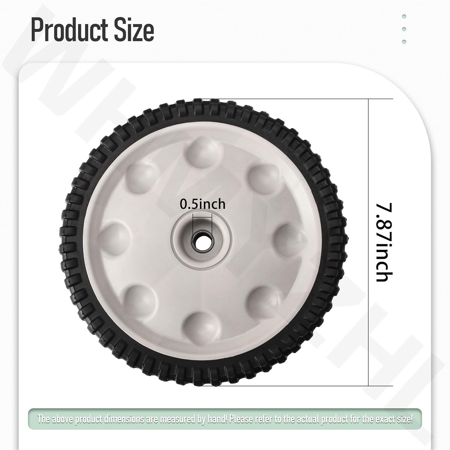 2 Pack 634-05039 Wheel Drive Assembly / 8" Front Wheel Assembly Compatible with MTD/Troy-Bilt/Craftsman Walk Behind Mower, Replaces 634-06986, 703386, 634-0244, 734-04475