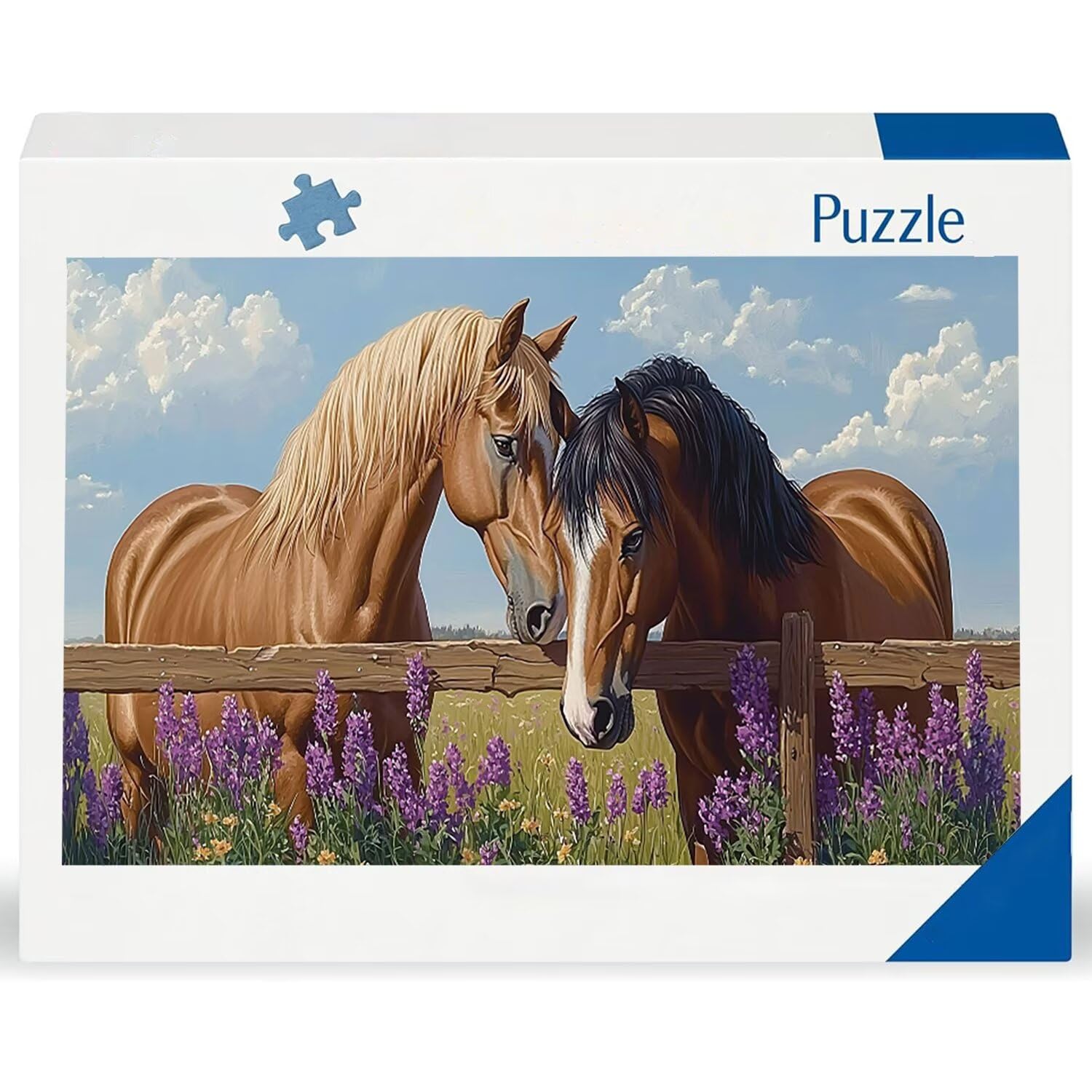 Gospodarstwo koni - Puzzle 900 sztuk dla dorosłych - Puzzle DIY, kreatywna rozrywka, sztuka nowoczesna, klasyczne puzzle dla dorosłych i młodzieży w wieku 12 lat, pomysł na prezent dla mężczyzn i