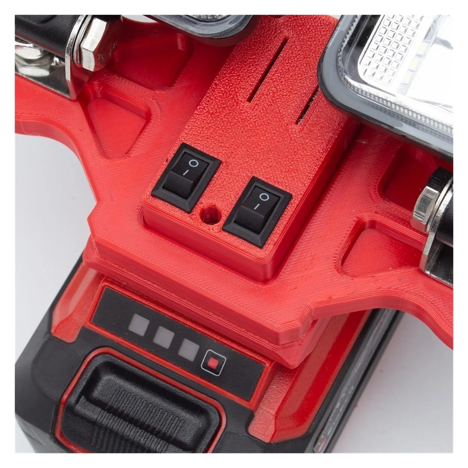 Lampa Robocza LED Na Akumulator Litowy 18 V Z USB Typu C Bezprzewodowa Praca Zewnątrz Wędkarstwo Ręczne Światło Awaryjne Super Jasne śWiatłA