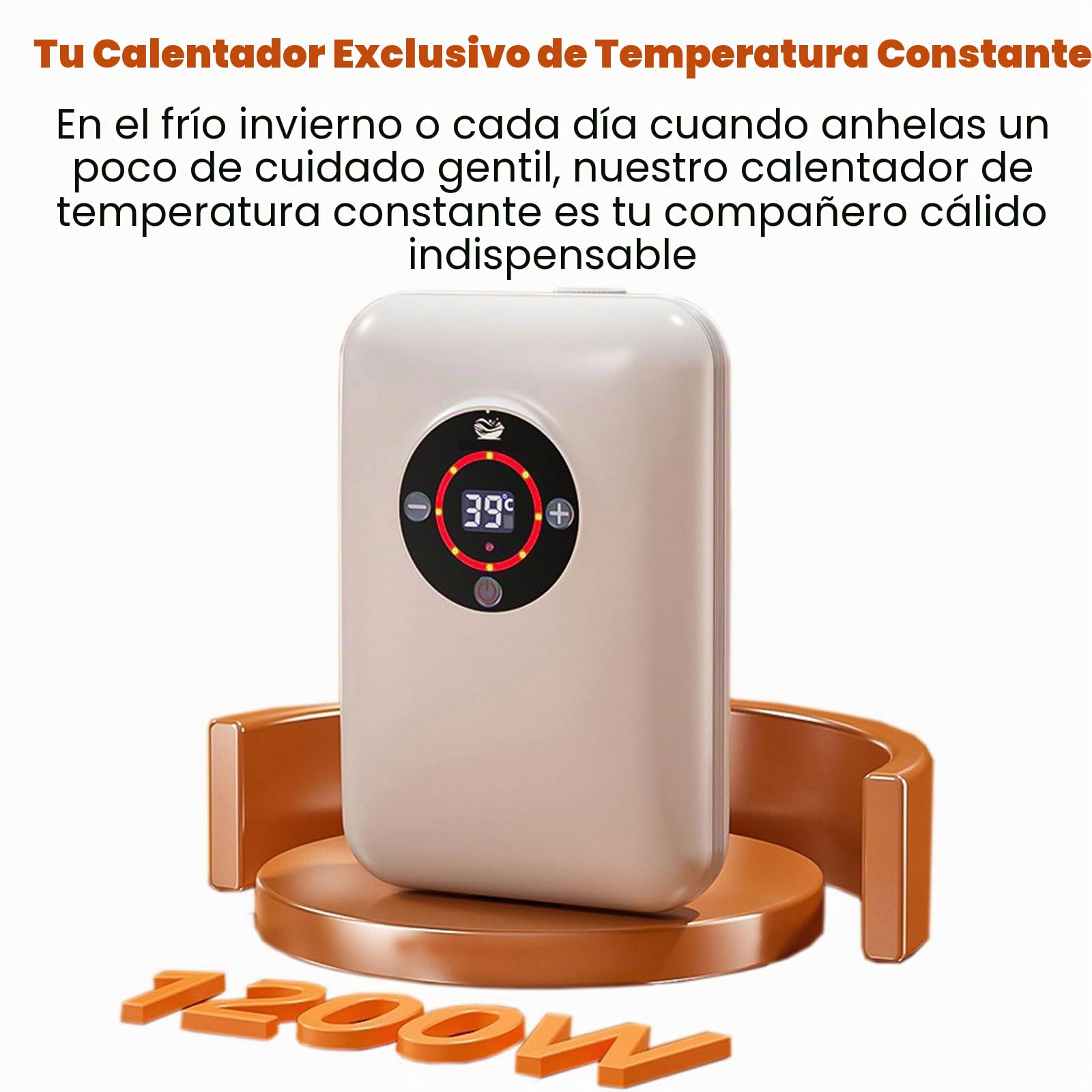 Calentador de bañera, Calentador de Agua con Control de Temperatura Constante, Calentador termostato de baño, para Cubos, bañeras, Piscinas pequeñas, jacuzzis, para los Amantes del baño