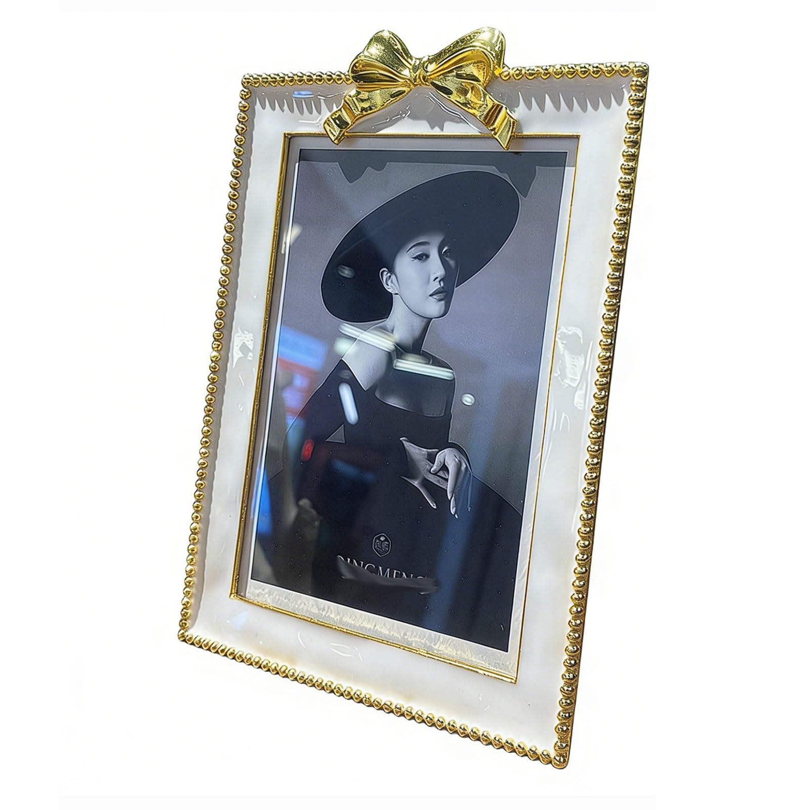 Cadre photo vintage dorure haut de gamme pour l'affichage de portrait