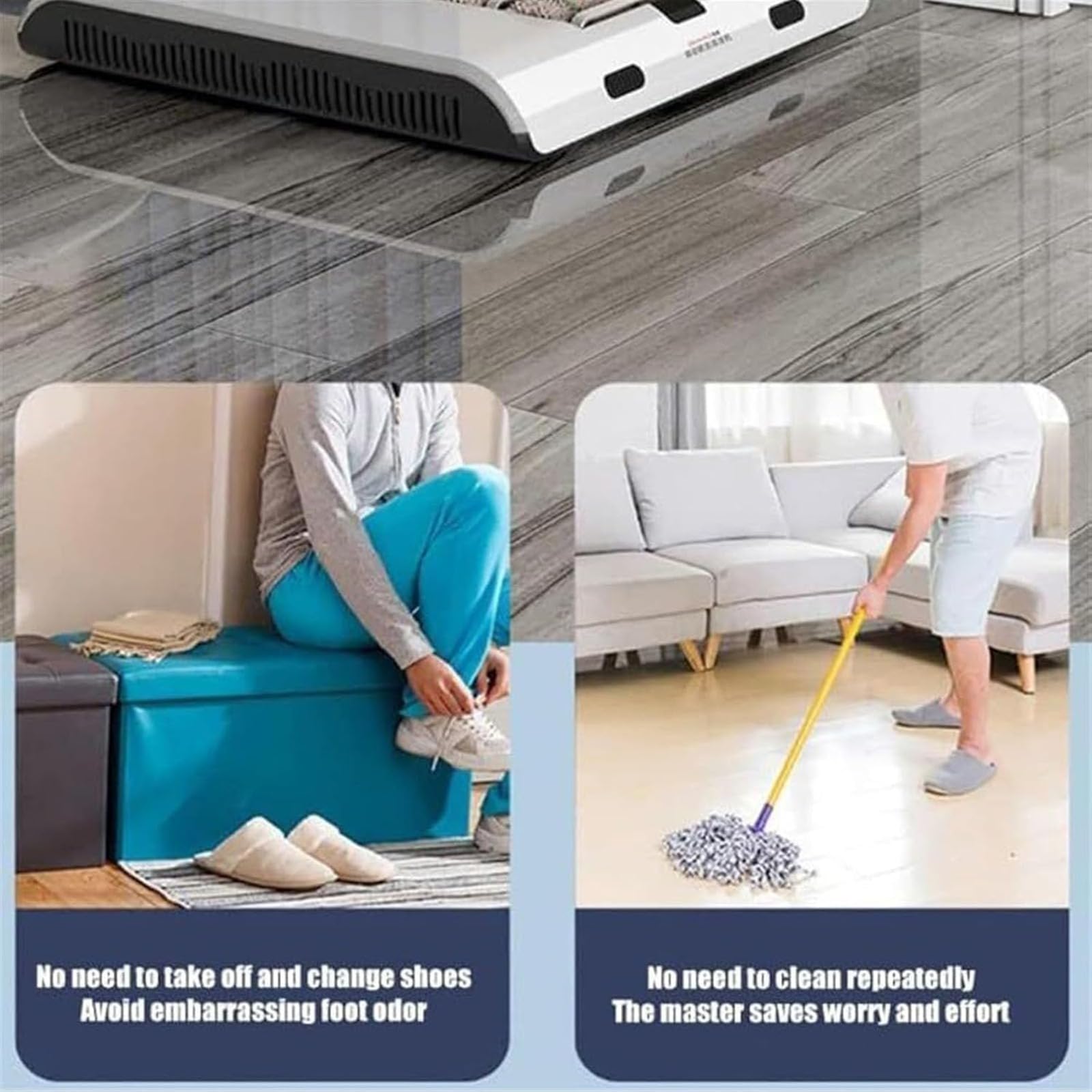 Máquina de limpieza de suelas, limpiador automático de suelas de zapatos con sensor y succión de 1000 PA, limpieza rápida 5s, sin agua, para oficina en casa