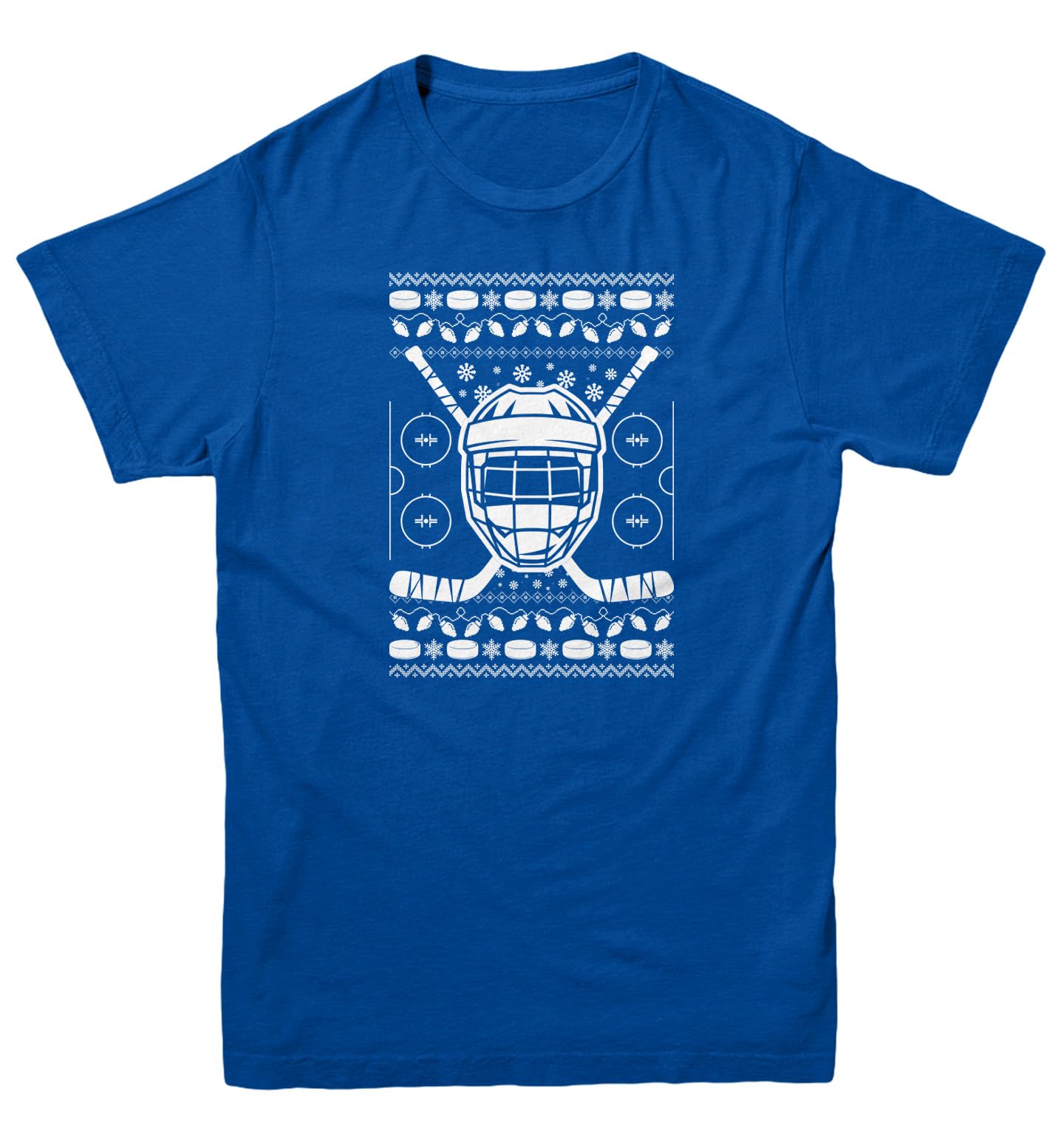 Haase Unlimited Hockey Helmet with Sticks - Ugly Xmas Youth T-Shirt