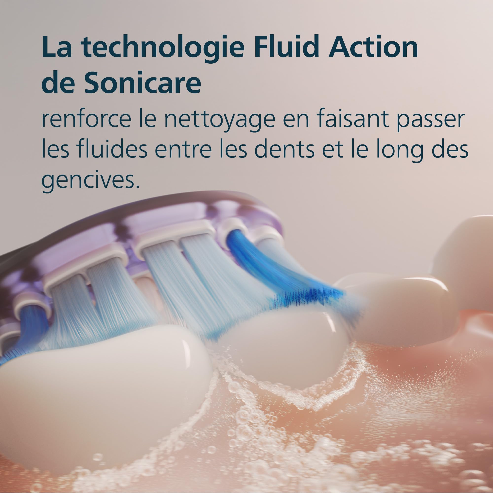 Image secondaire de Brosse à dents électrique Philips Sonicare AdvancedClean - Écran intelligent et capteur de pression