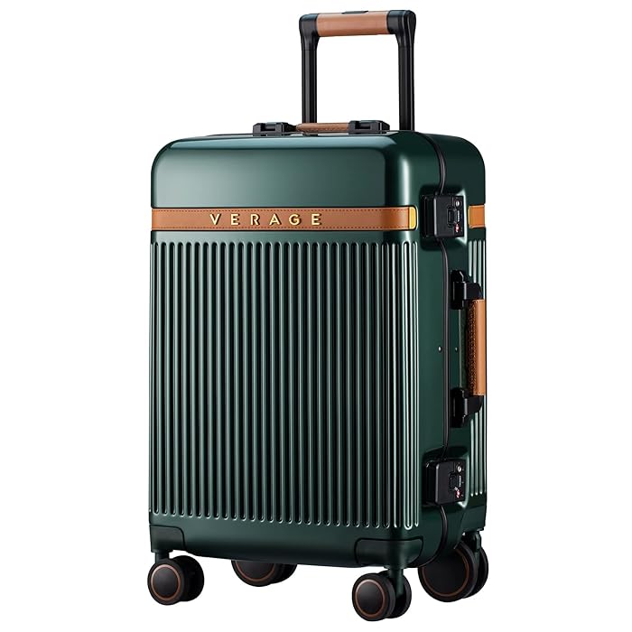 Buy VERAGE Windsor PC Luggage with Aluminum Frame, Hardside Suitcase