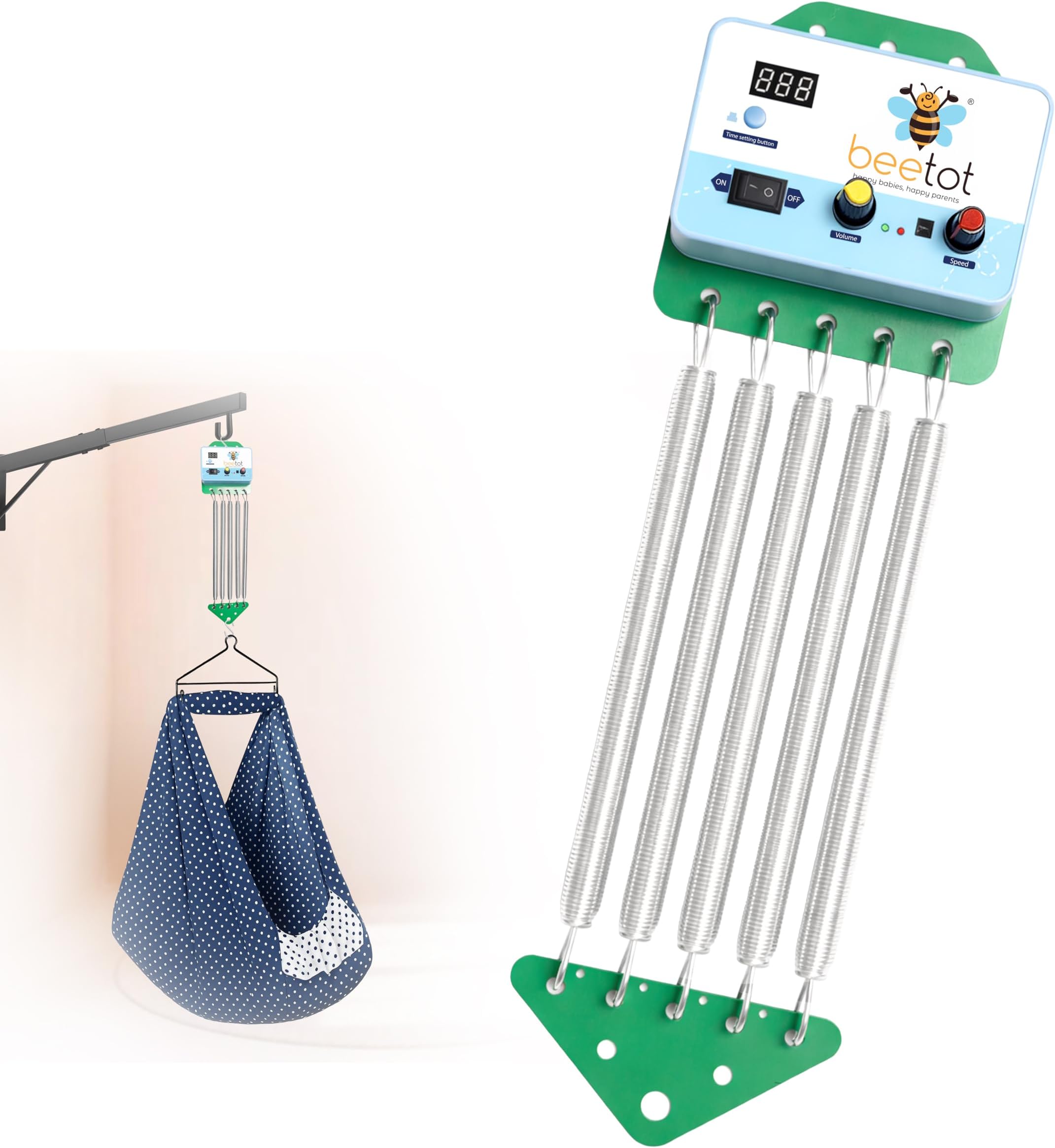 Stainless Steel Baby Automatic Cradle Spring, Automatic Jhula Spring, Capacity Upto 15 Kg, New Born Baby (Infant) Adjustable Speed and Music