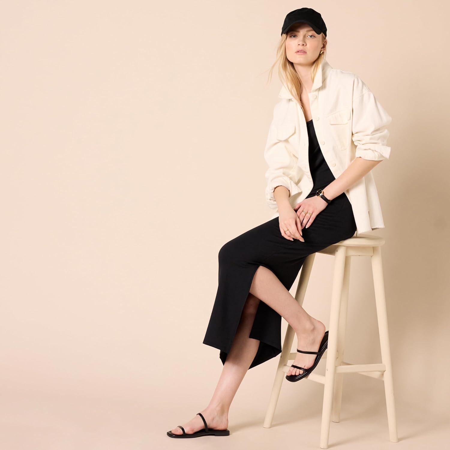 Amazon Essentials Women's Supersoft Terry Racerback Maxi Dress (Previously Daily Ritual) - Image 5