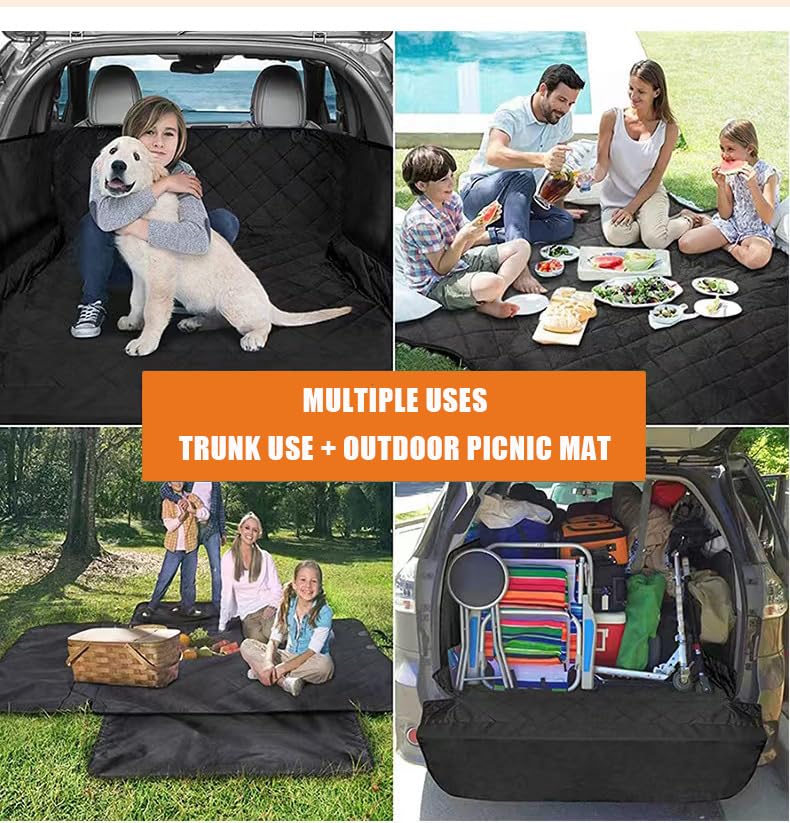 Telo Auto per Cani per BMW X1 X2 X3 X3M X4 X4M, Tappetino Impermeabile per Cane nel Bagagliaio Auto – Antiscivolo, Resistente Ai Graffi, Facile da Pulire