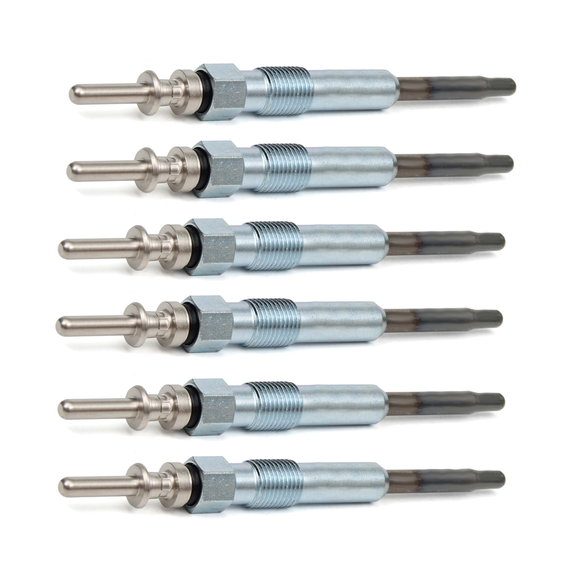 (Lot de 6) Bougie de préchauffage pour E46 318d 320d 330d E39 520d 525d 530d E38 730d X5 E53 3,0d Omega B 2,5 Dti= 0100226362 GN024 0250202103 Y-507J 345132