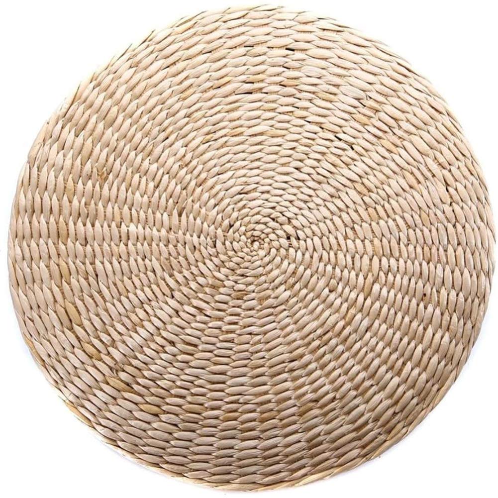 Cuscino tatami tessuto in paglia per sedia, tappeto erboso, tappetino da yoga, zen, fatto a mano, per giardino, sala da pranzo, soggiorno, decorazione per la casa