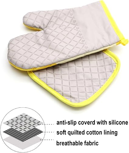 Miniatura 2 de Regalos de cumpleaños para mujeres, lindo juego de utensilios de cocina de abeja de oso con cucharas de cocina de madera, bambú, guante de horno,