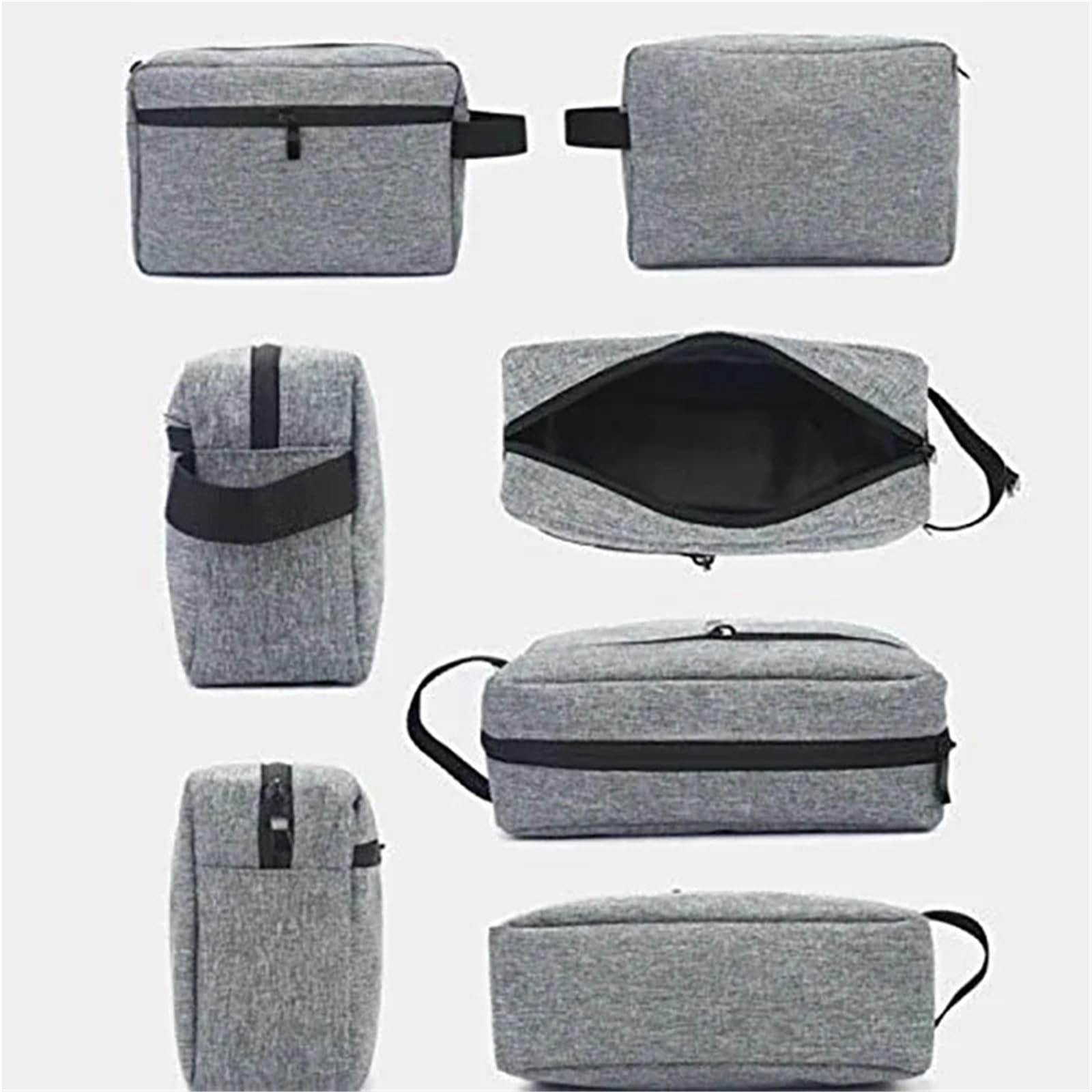 Neceser Bolsa de Aseo de Viaje for Hombre, Neceser cosmético for Mujer, Bolsa de Maquillaje Impermeable for Mujer, Bolsa de Lavado de Belleza, Bolso(Black)