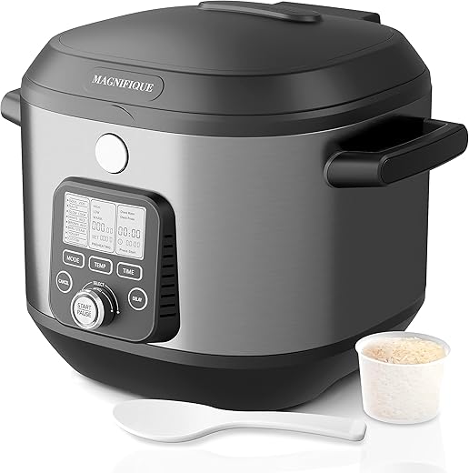 Compare MAGNIFIQUE Rice MultiCooker with NonStick Easy to Clean Inner