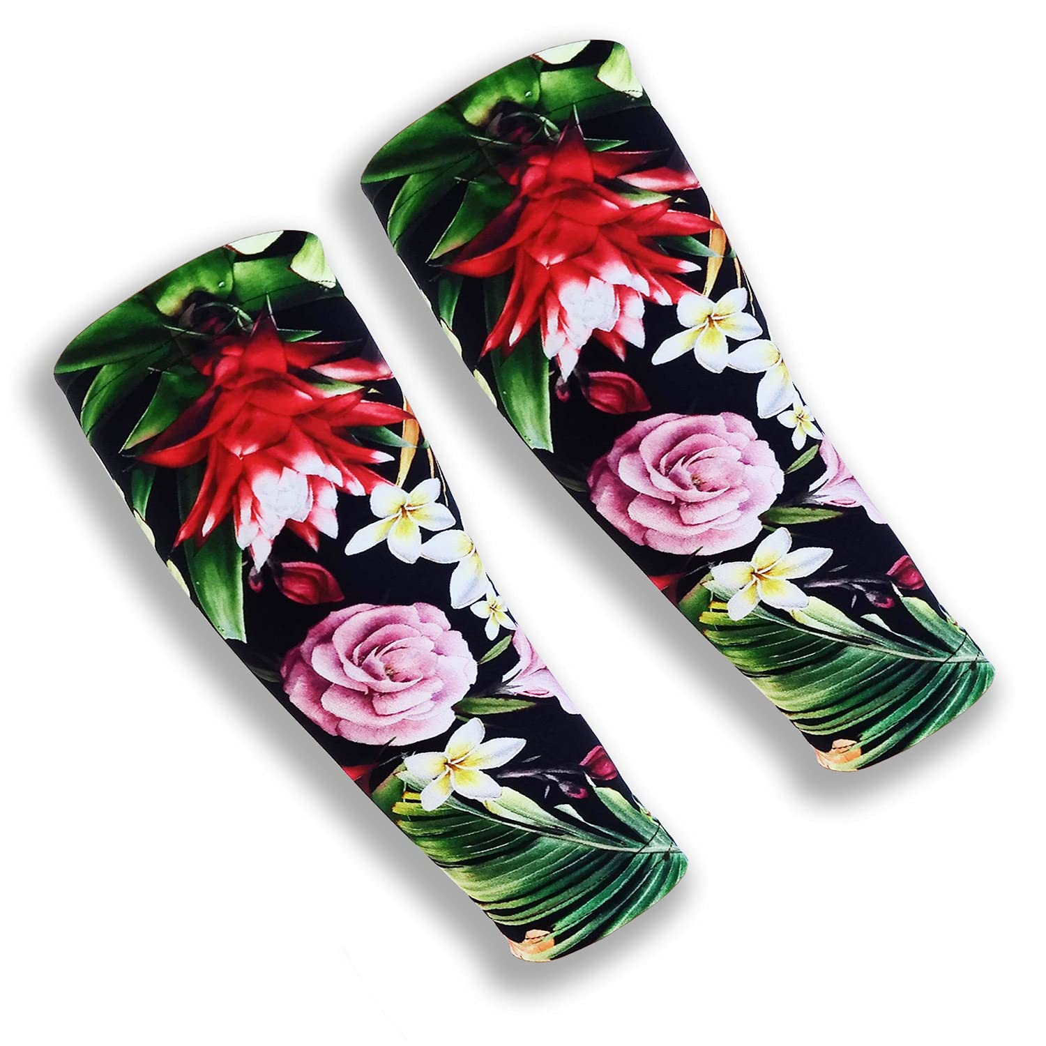 iM Sports Skin Guards Skin Protection Forearm Sleeves - Made in USA - Pair, Bird of Paradise, XS-S — image 1