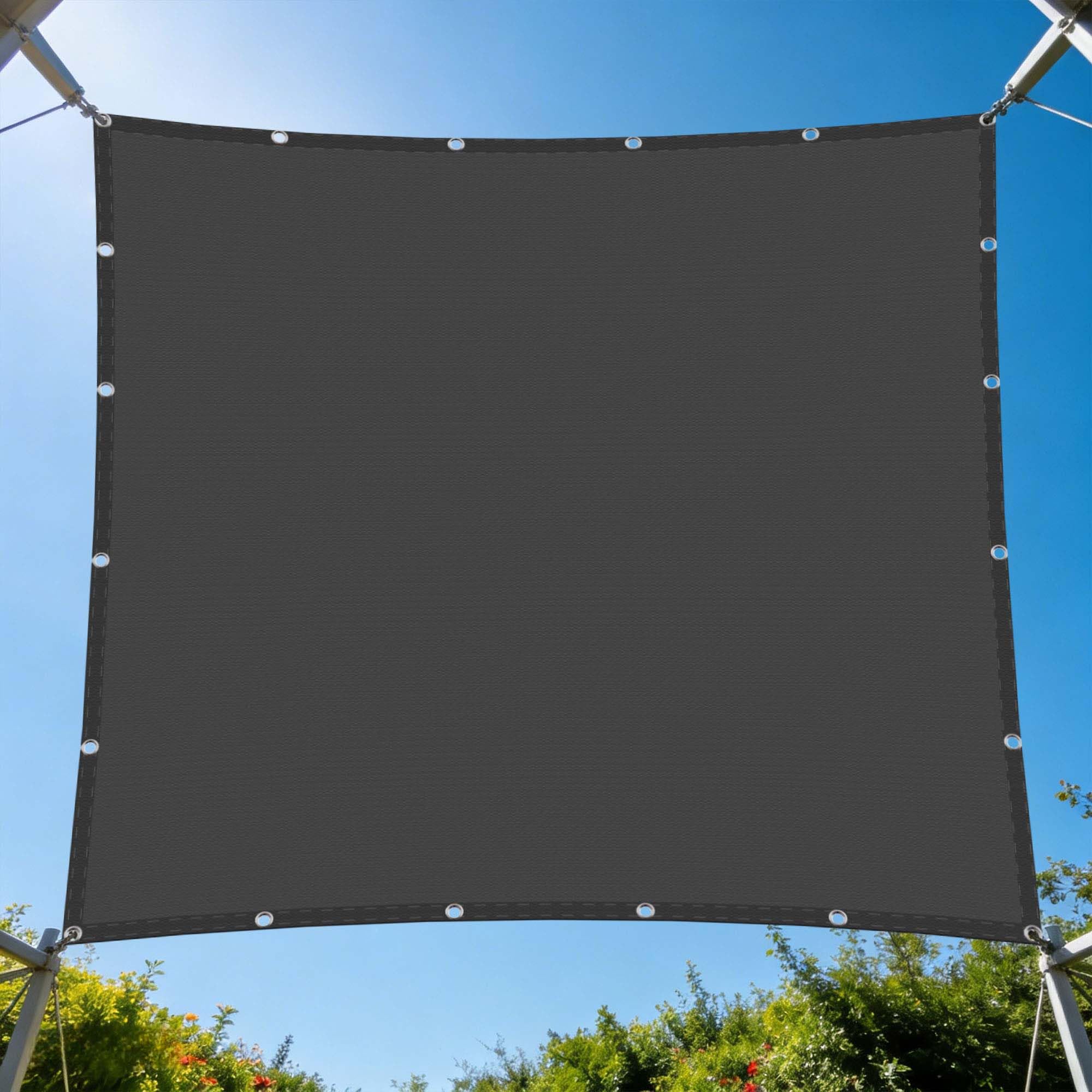 Voile d'ombrage résistant à l'eau 160x600 cm contre la chaleur du balcon