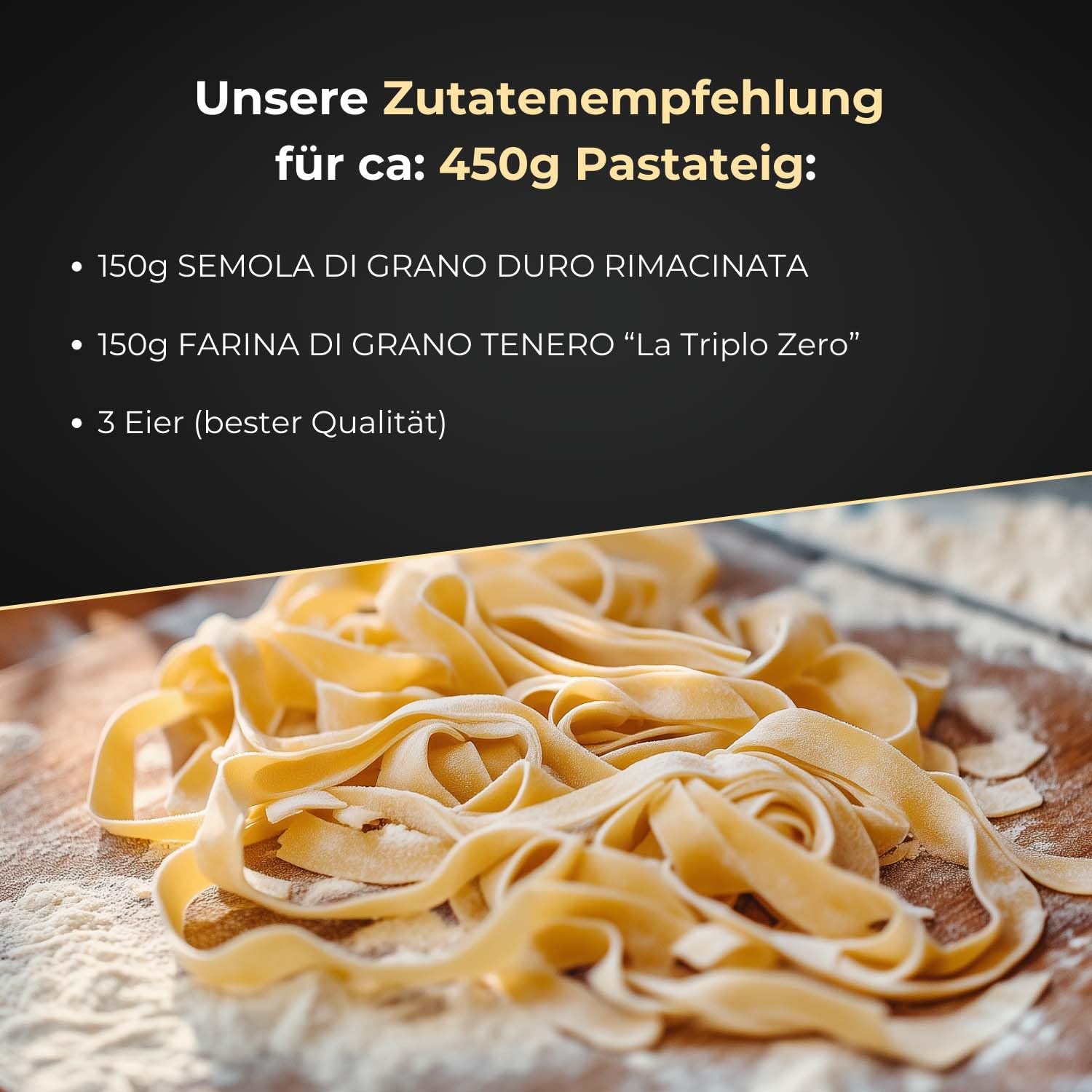 DELICRET - Pastamehl Set | 3x 1kg Pasta Mehl Typ 00 + 3x 1kg Semola Rimacinata von der Mühle Molino Dallagiovanna | Nudelgriess hartweizengrieß nudelmehl