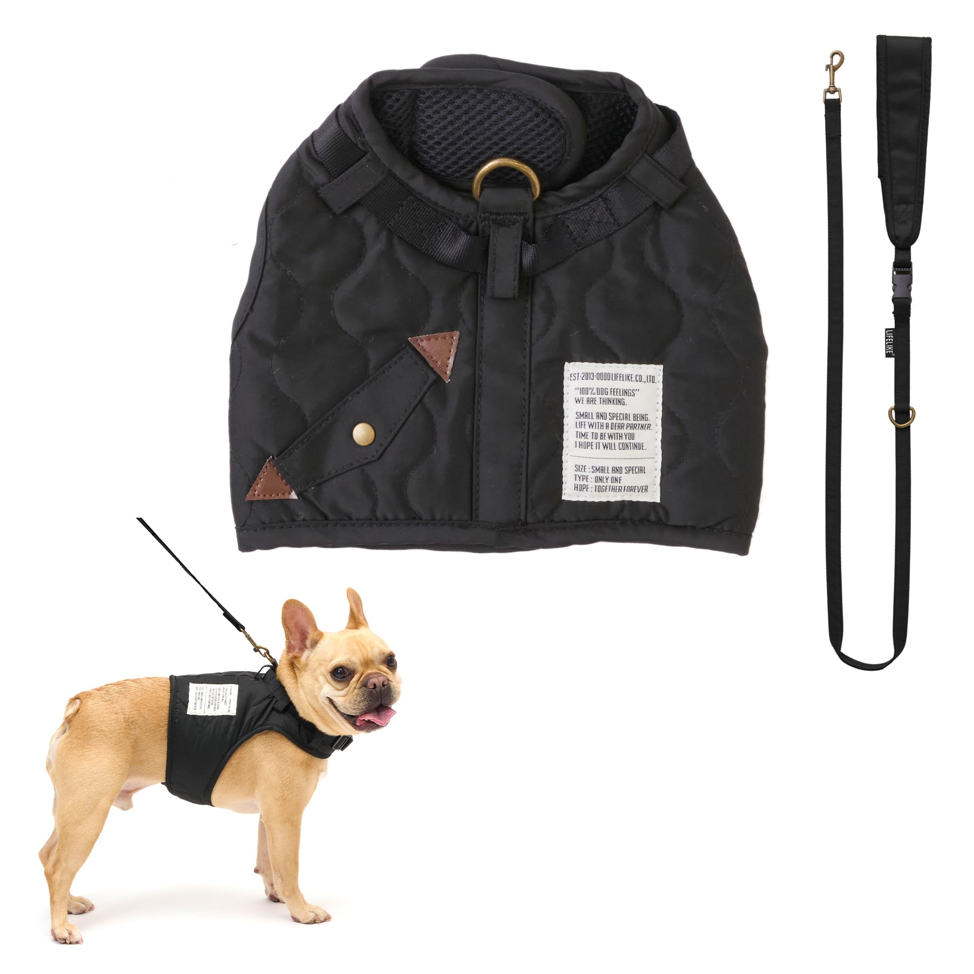 Amazon | 【LIFELIKE公式】ミルアウトドアハーネス 犬 ハーネス リード