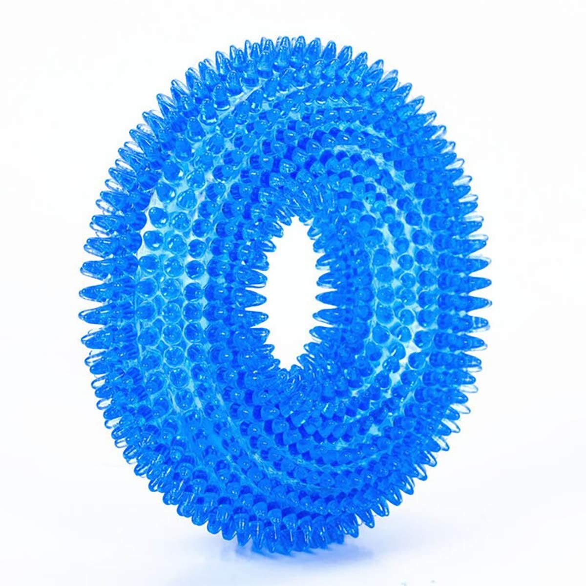 Youstylo Durable Dog Chew Toy: Natural Rubber, Food-Grade Quality, Spike Texture Ring - Ideal for Aggressive Chewers, Dental Care, Training, and Teething (Blue) (B08X41NYRK) Amazon Price History, Amazon Price Tracker