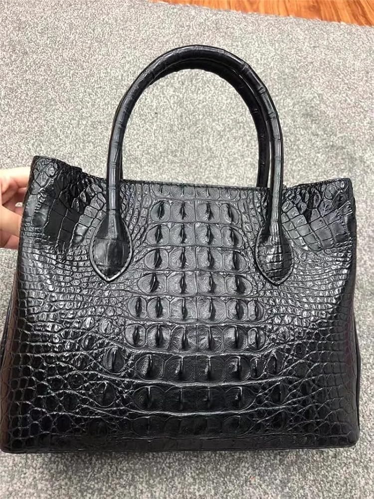 【美品】crocodile leather クロコダイルレザー/ハンドバッグ Amazon.co.jp: エキゾチック リアルクロコダイルレザー