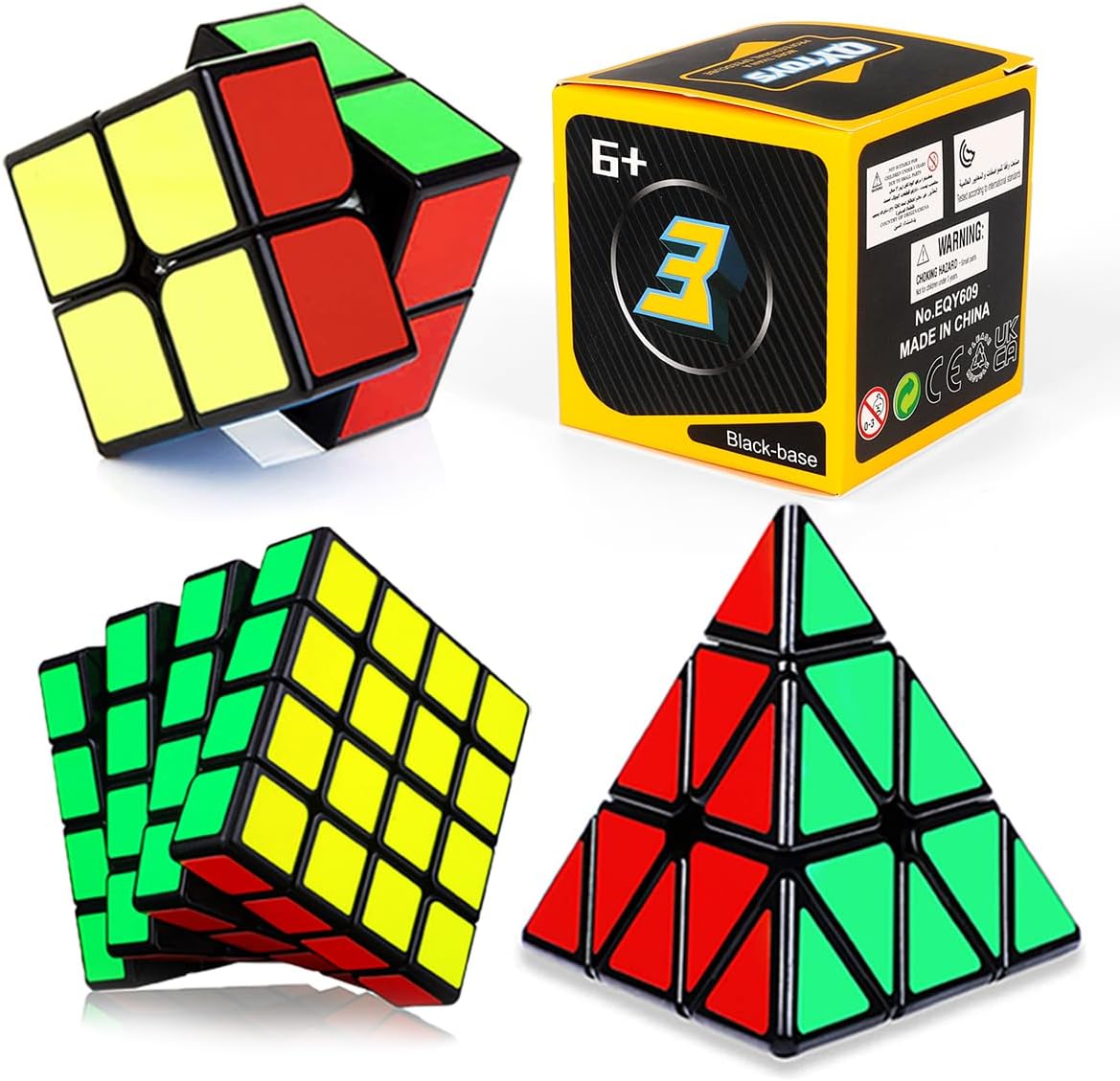 4 Pack Speed Cube Set