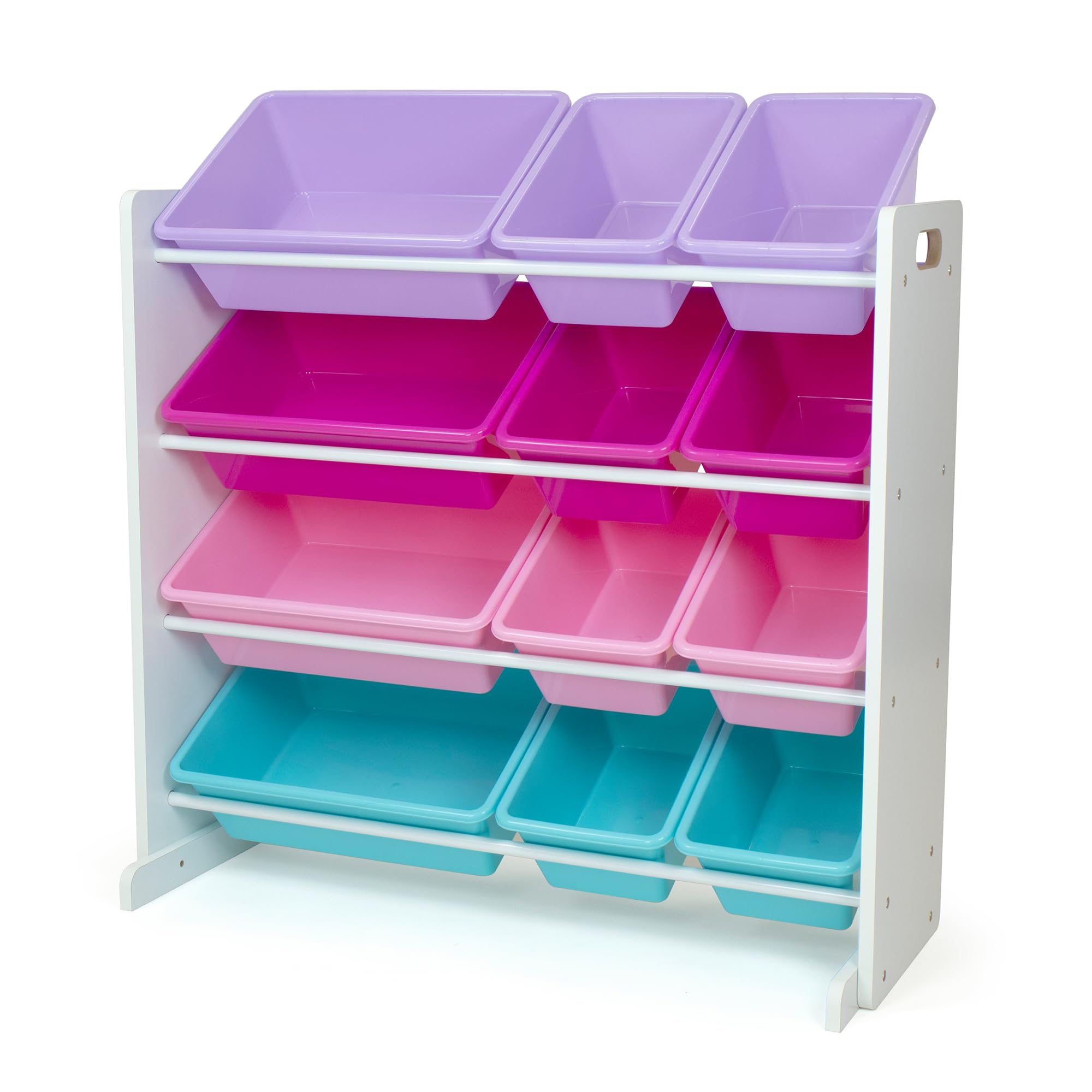 Humble Crew Kids Toy Organizer with 12 Bins, 4 Tier Storage for Playroom
