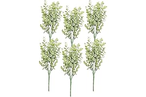 AuldHome Artificial Eucalyptus Picks for Christmas Trees