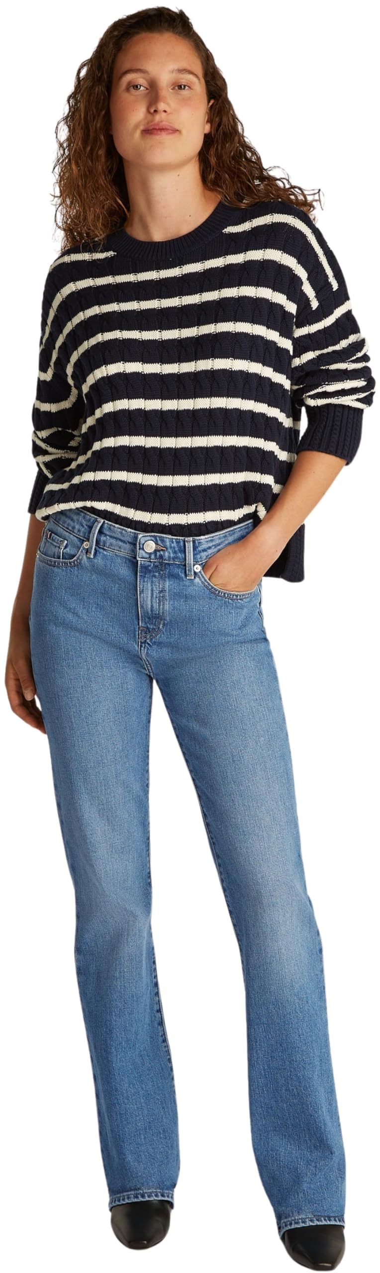 TOMMY HILFIGER Bootcut Rw Uma Ww0ww44346 - BOOTCUT RW UMA WW0WW44346 Kobiety
