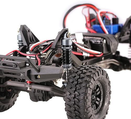 Miniatura 6 de INJORA Amortiguadores de 2.087 in Amortiguador roscado de aceite para TRX4M 118 RC Crawler Upgrade (negro)