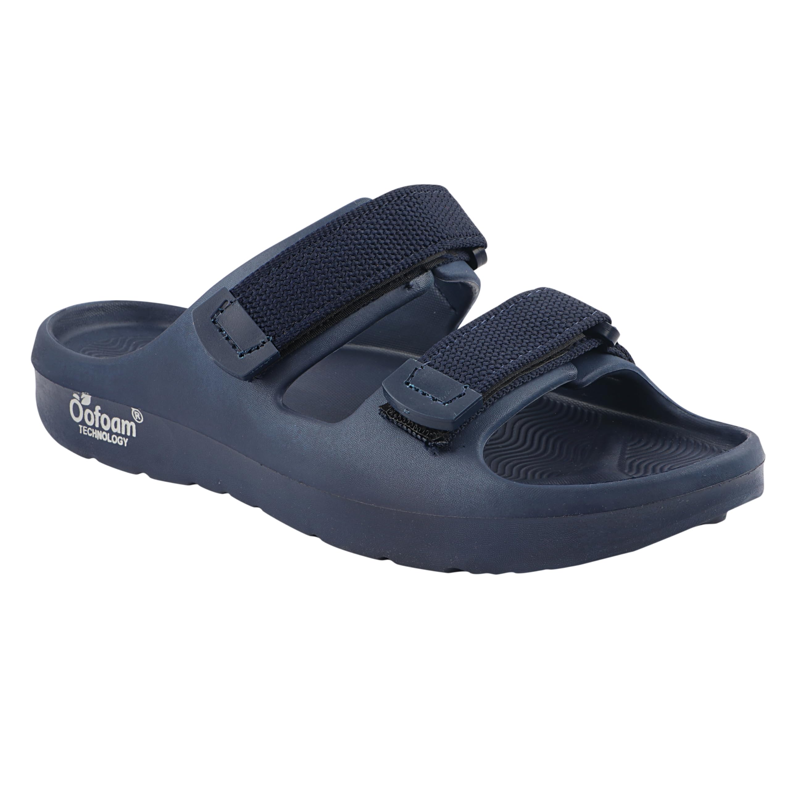 OOFOAM Mens Slide Slipper Open Toe Adjustable Strap Cushioned Footbed Comfy Slippers Flip Flops (B0D3ZDPCW7) Amazon Price History, Amazon Price Tracker