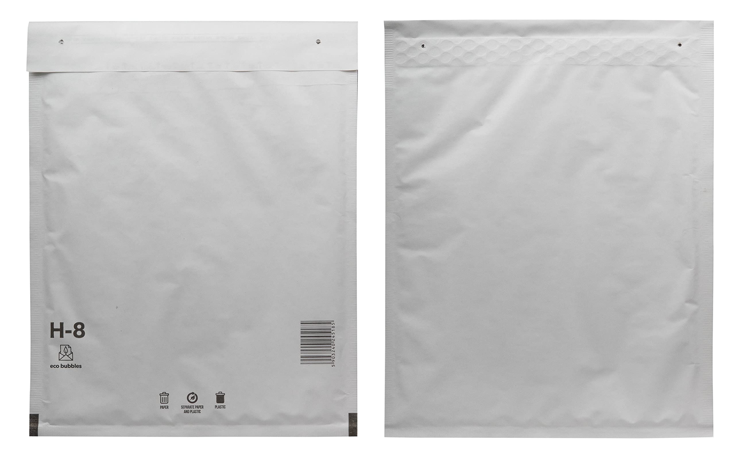 100 Versandtaschen Luftpolsterumschläge 290 x 370mm DIN B4 Luftpolsterversandtaschen Luftpolstertaschen Gr. H/8 H8 weiß Umschläge haftklebend gepolstert Polsterumschlag Taschen