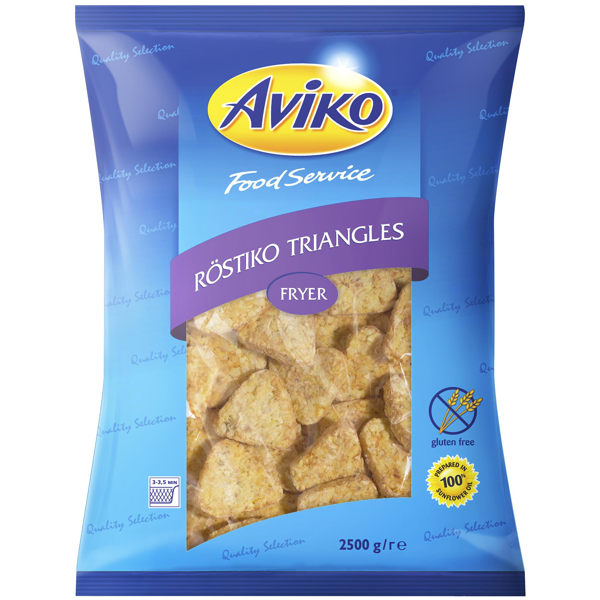 Aviko Frozen Hash Browns - 4x2.5kg