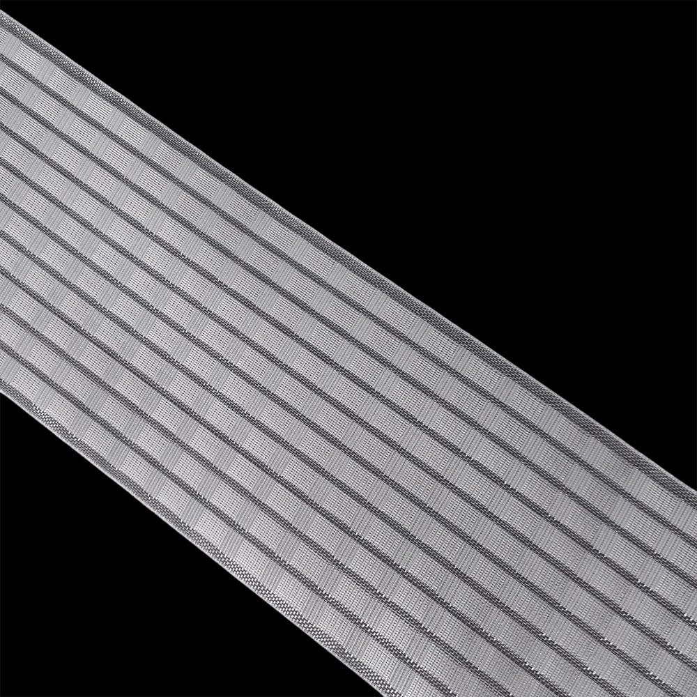 Oz-Is Dar Tekstil Gardinenband 50 Meter 100 mm Multitaschenband Universal 100% Polyester Transparent Faltenband zum Annähen für Vorhänge und Gardinen 4417MPA