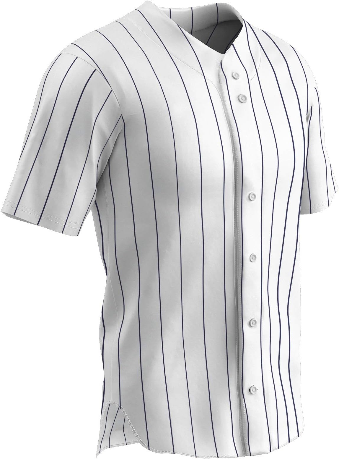 CHAMPROKids' Ace Button Front Pinstripe Youth Baseball Jersey