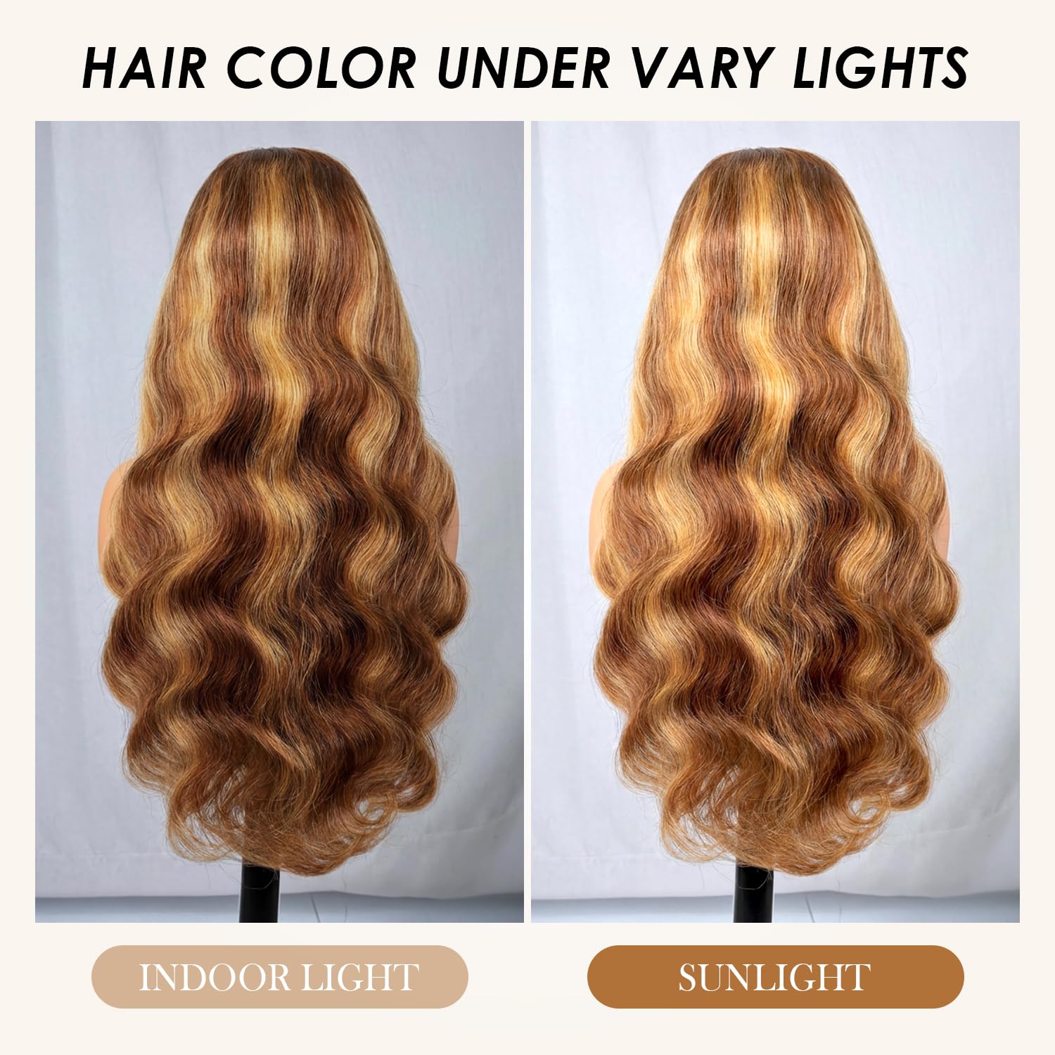 Amazon.com : Pizazz Honey Blonde Lace Front Wigs Human Hair Pre