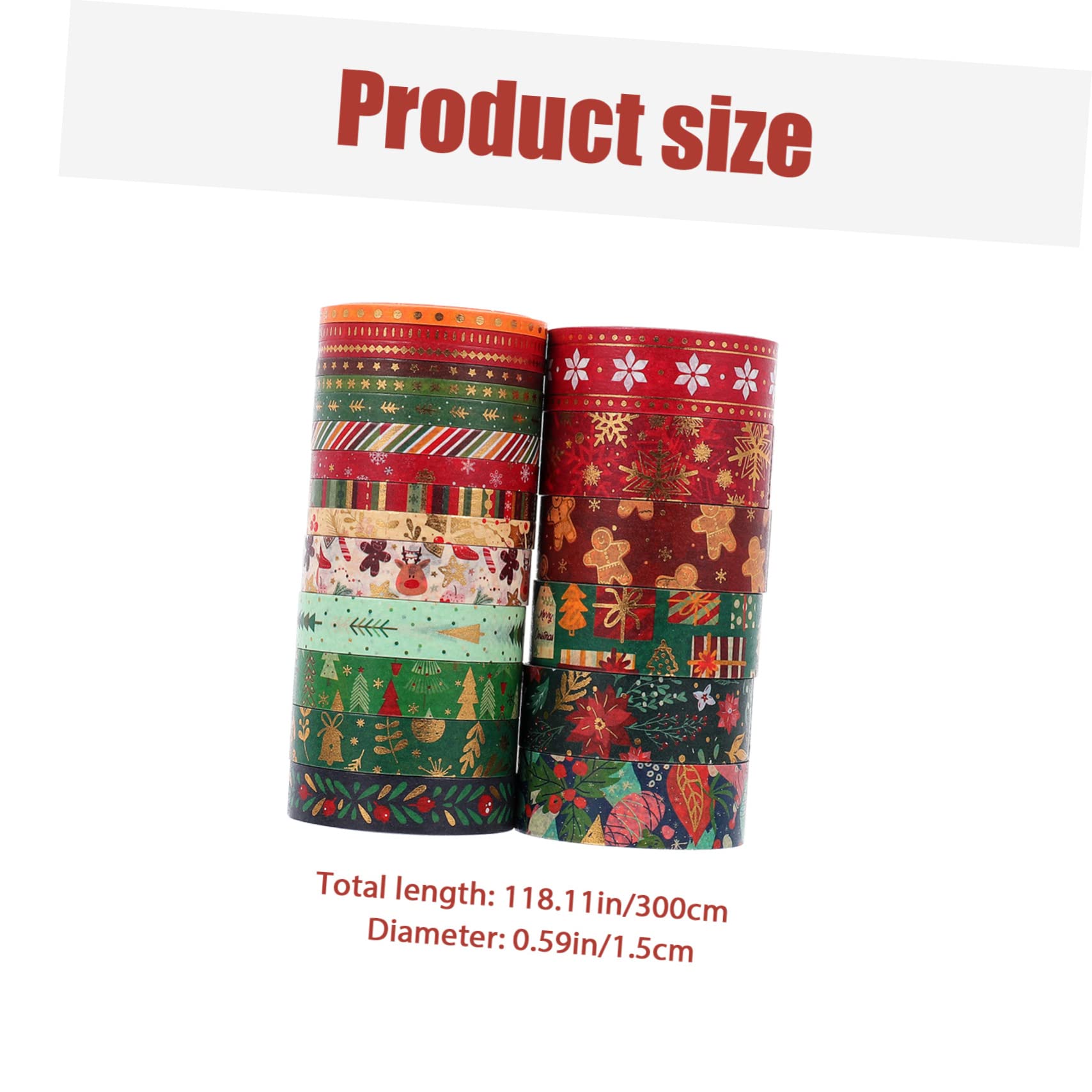 SHINEOFI 84 Rollen Weihnachts-Washi-Tape weihnachten geldgeschenke verpackung geschenkverpackung weihnachten Washi-Notizbuchband selbstklebende Bänder Aufkleber dünnes Washi-Tape DIY-Bänder