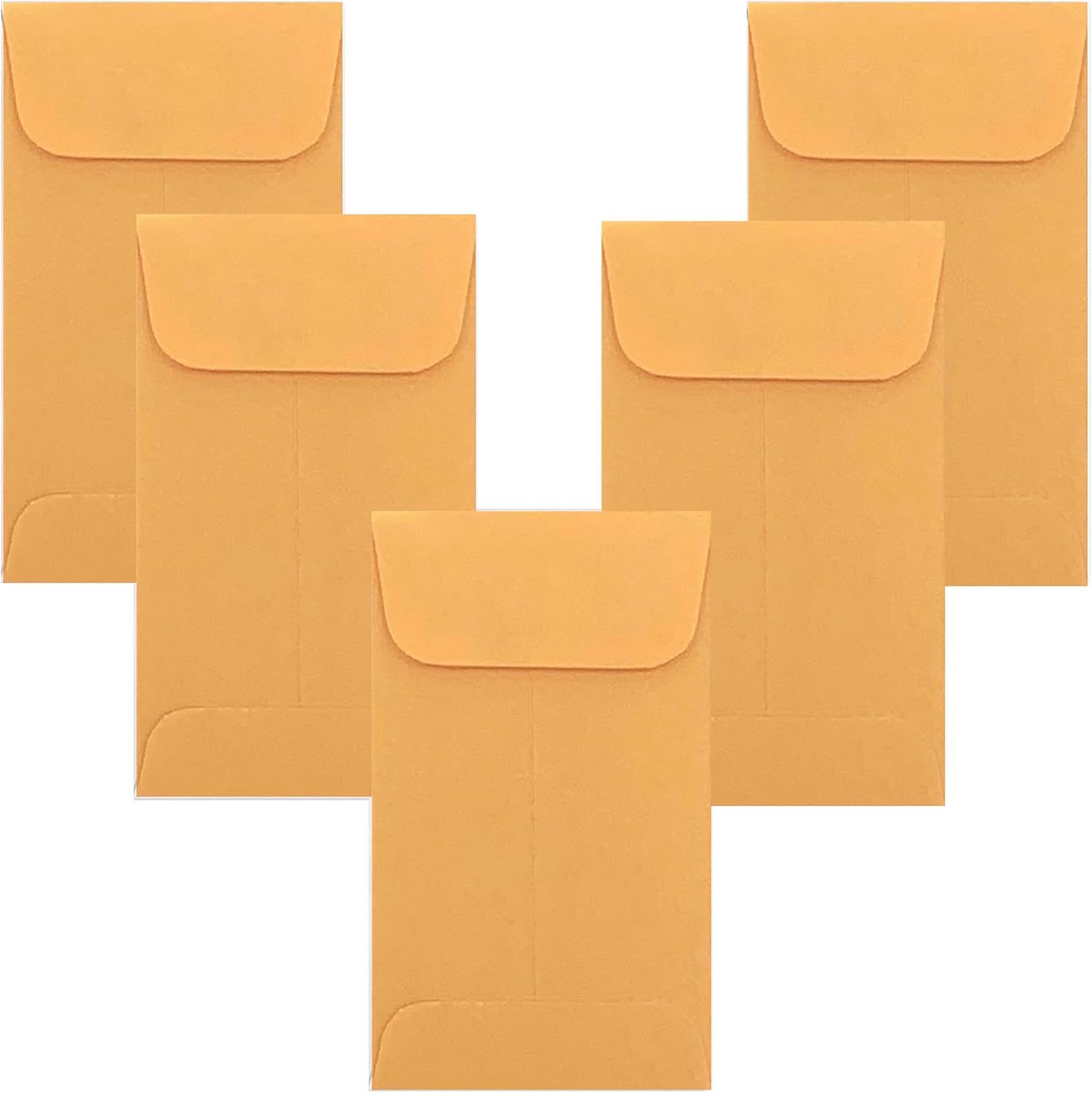2500 Dronka Envelope, #7 Coin/Cash/Small Parts Envelope, 3-1/2" X 6-1/2", Sturdy 24lb. Kraft Paper, Strong Gum Flap, 2500/Box