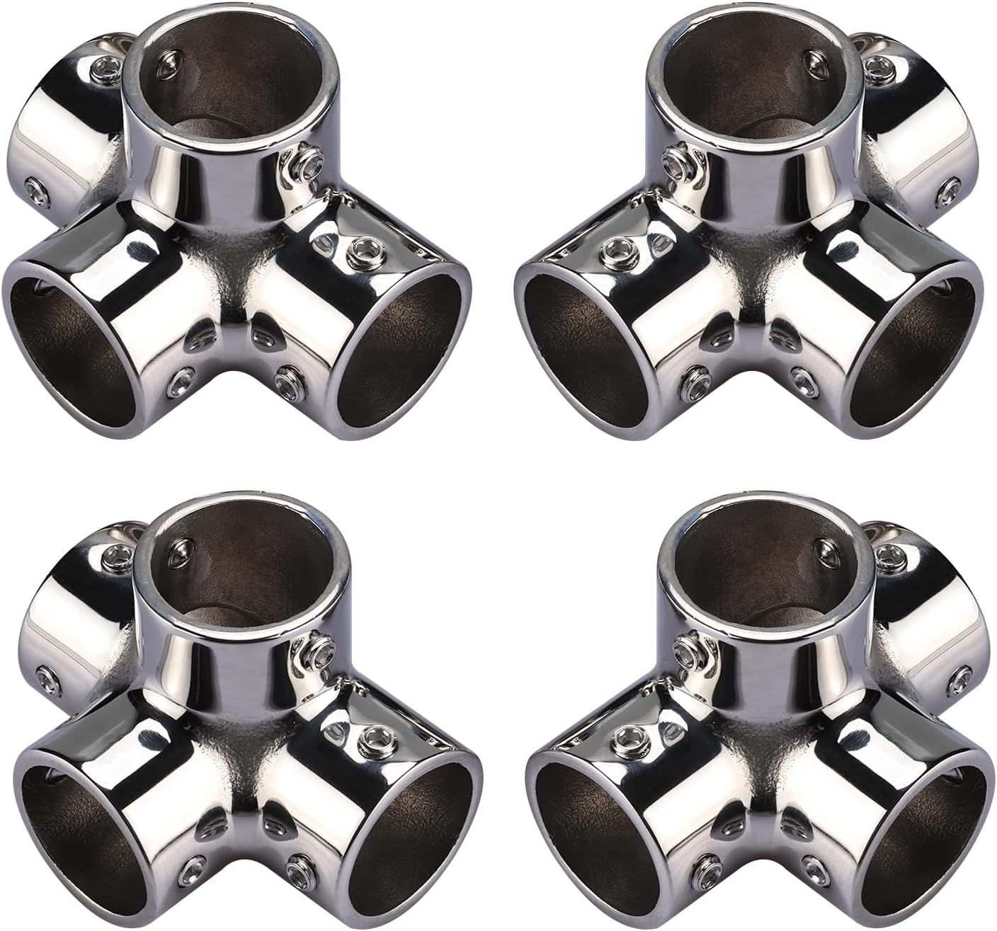 316 Stainless Steel Boat Deck Stanchion Base Handrail Rail Fitting Round Base