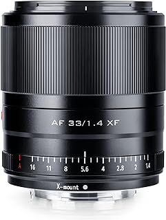 VILTROX 33mm F1.4 STM XF Auto Focus Lens Fixed Focus APS-C Portrait Lens Compact Large Aperture For Fujifilm Fuji 33mm X-mount Mirrorless Camera X-T3 X-H1 X20 X-T30 X-T20 X-T100 X-Pro2